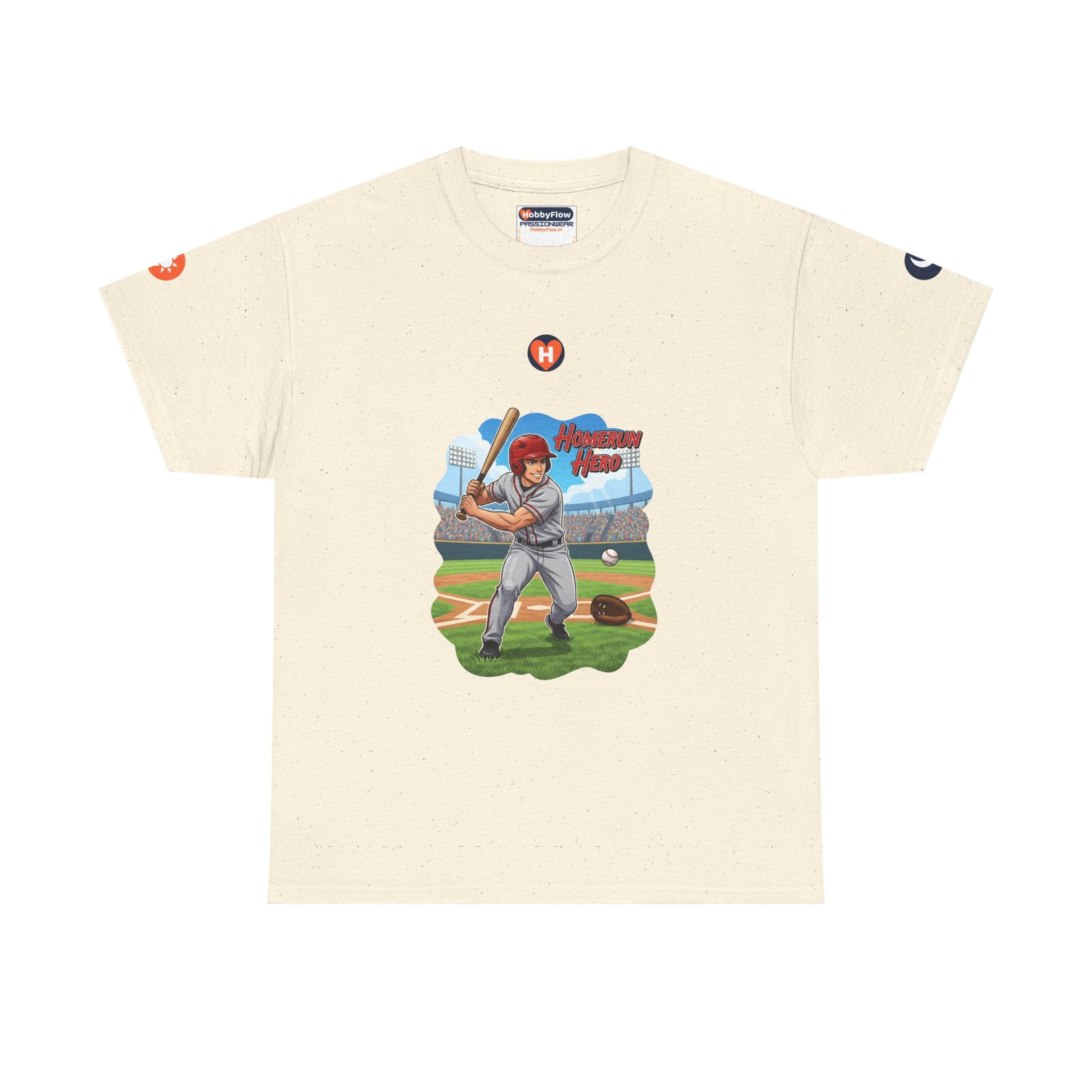 HobbyFlow #26 Baseball Tee - Essential Sports & Adventure Wear: Crack the Sky, Stir the Fire Within!