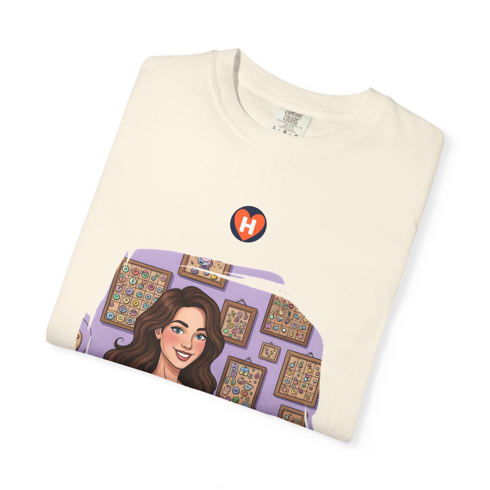 HobbyFlow Womens Essential Button & pin collecting Passionwear
