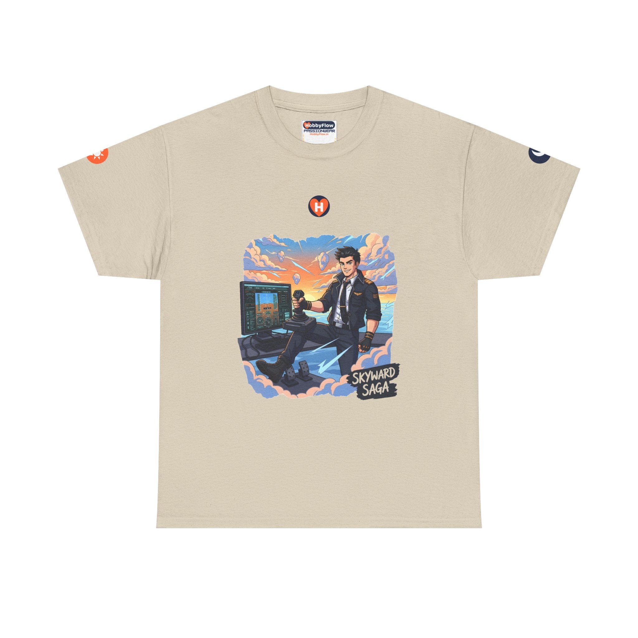 HobbyFlow #227 Flight simulation Tee - Essential Technology & DIY Wear: Thread the Thrust, Weave the Winds!