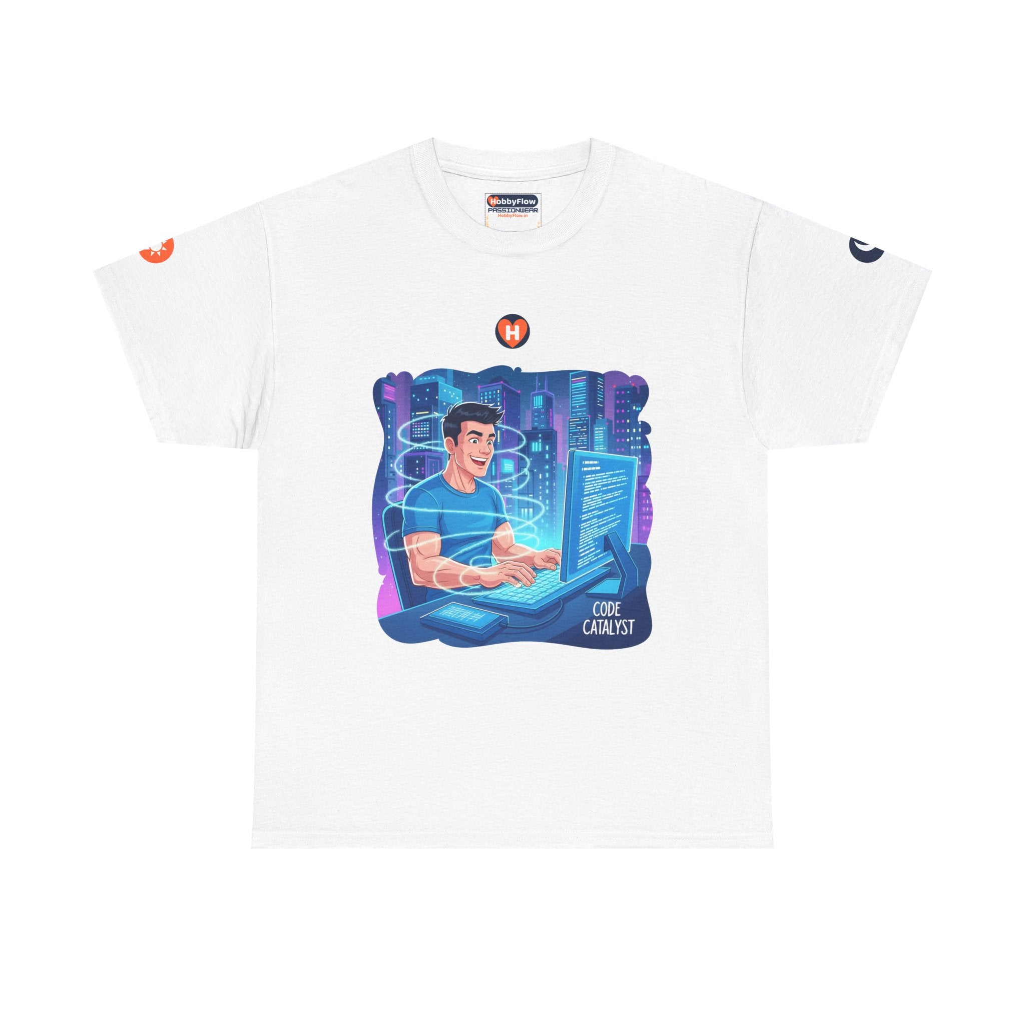HobbyFlow #221 Software development Tee - Essential Technology & DIY Wear: Dream in Code, Awaken Possibilities!