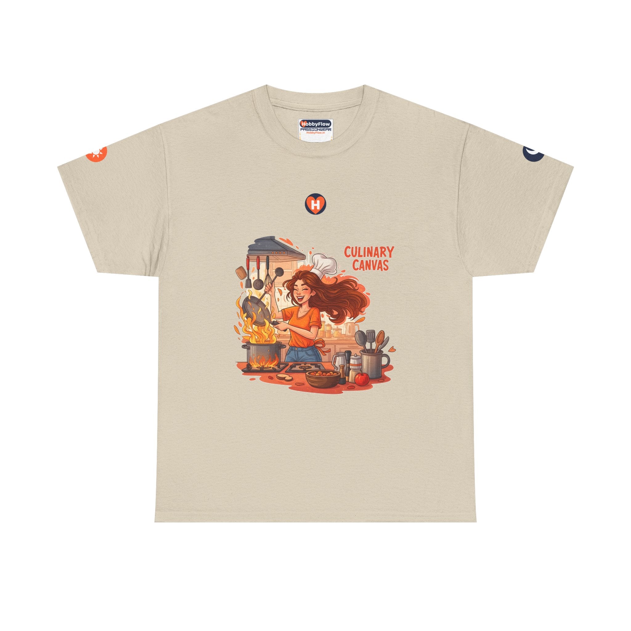 HobbyFlow #232 Cooking Tee - Essential Food & Drink Wear: Savor Life, Stir Love's Banquet!
