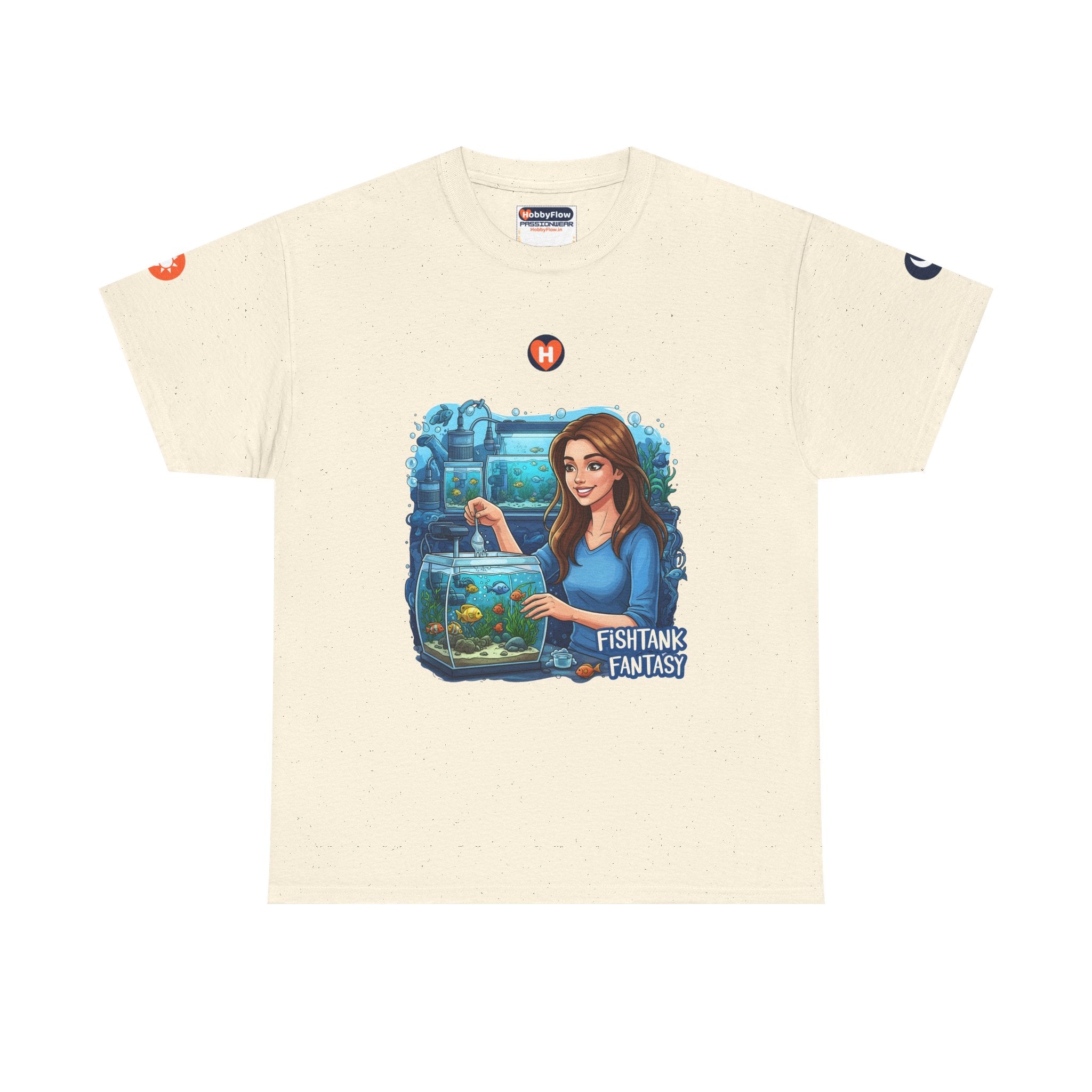 HobbyFlow #300 Aquariums (Fishkeeping) Tee - Essential Animals & Pets Wear: Dive into Serenity, Swim in Dreams!