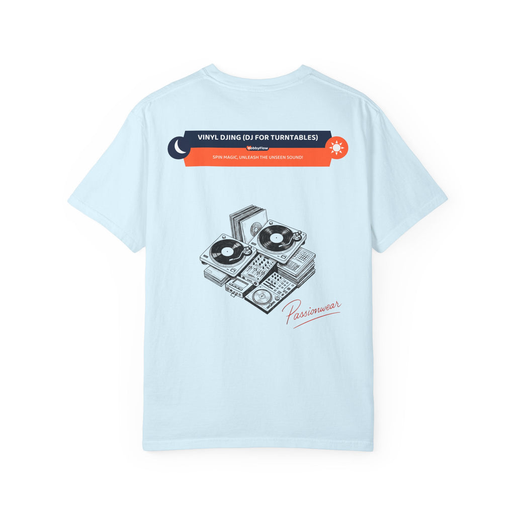 HobbyFlow Mens Essential Vinyl DJing (DJ for turntables) Passionwear