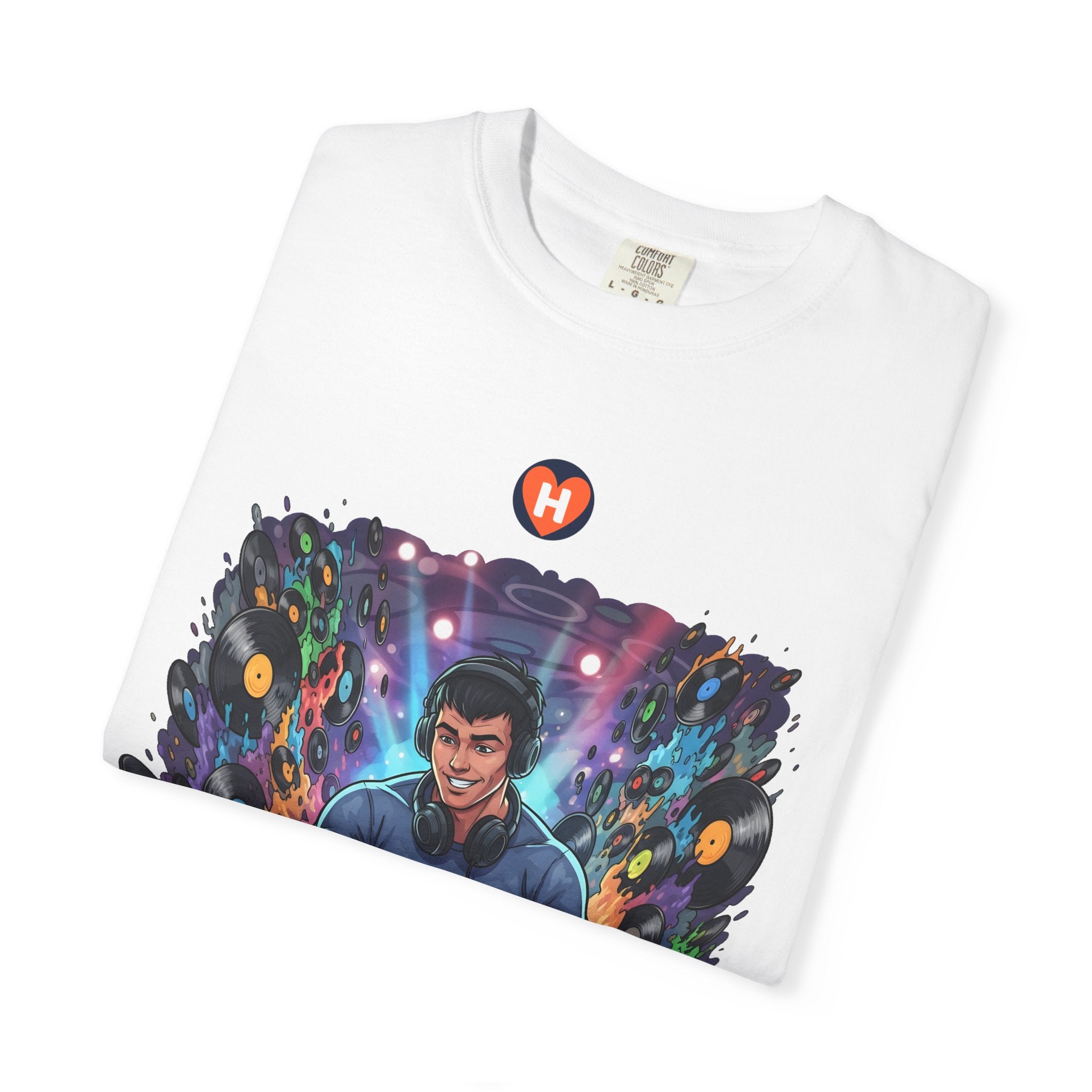 HobbyFlow Mens Essential Vinyl DJing (DJ for turntables) Passionwear