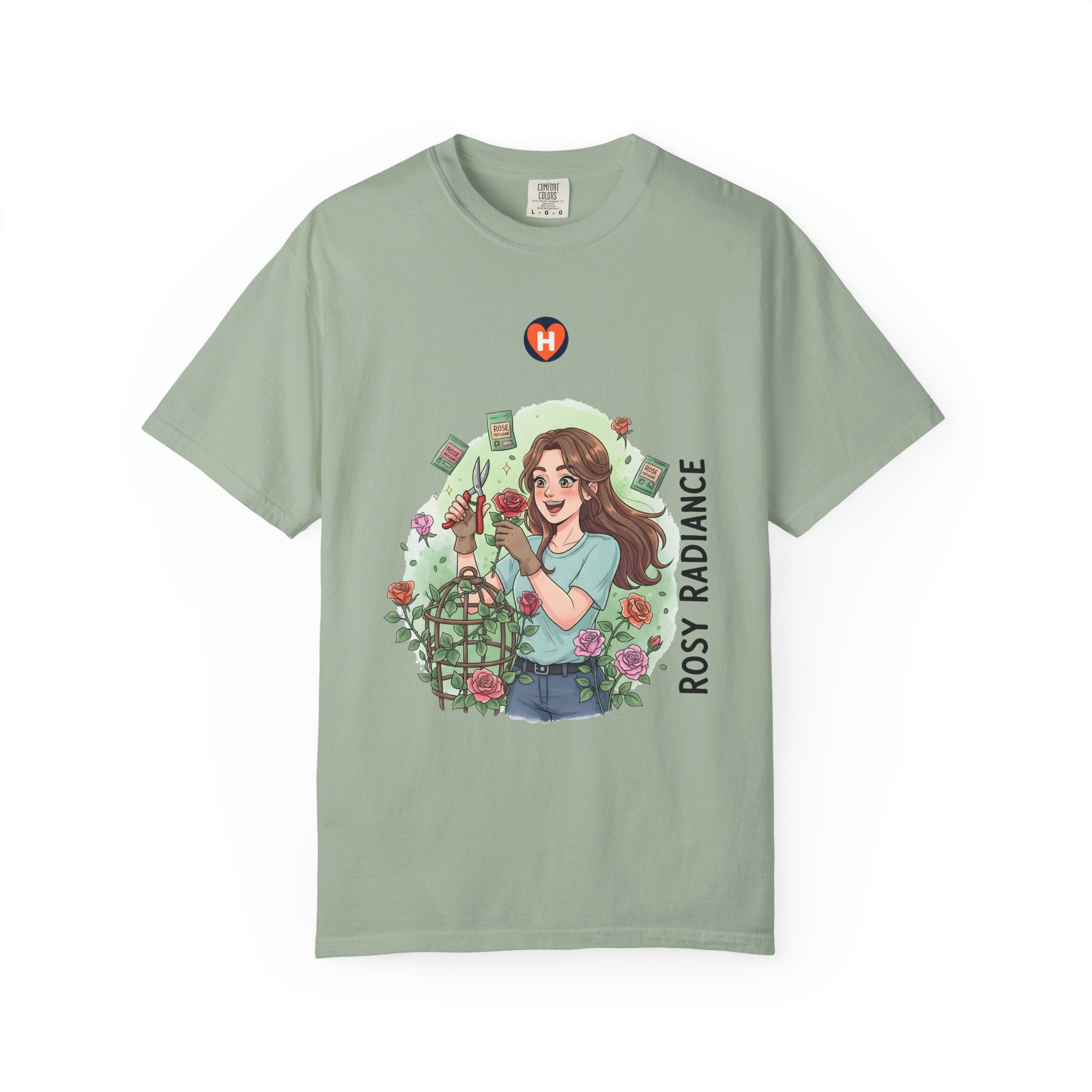 HobbyFlow Womens Essential Rose gardening Passionwear