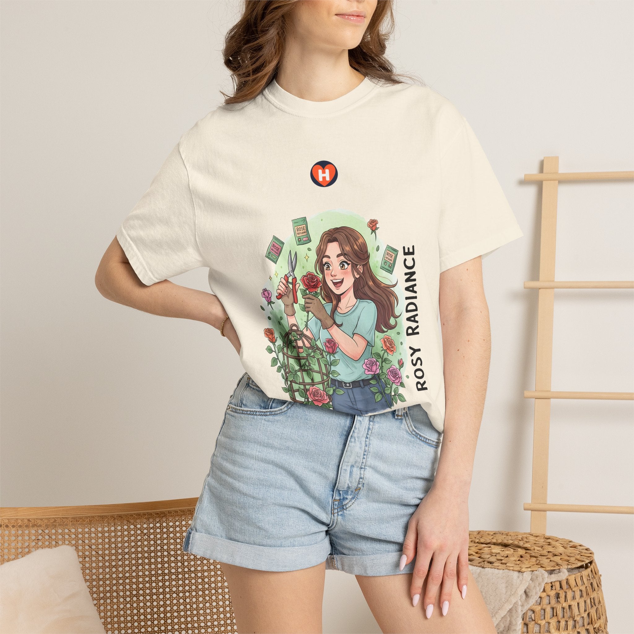 HobbyFlow Womens Essential Rose gardening Passionwear