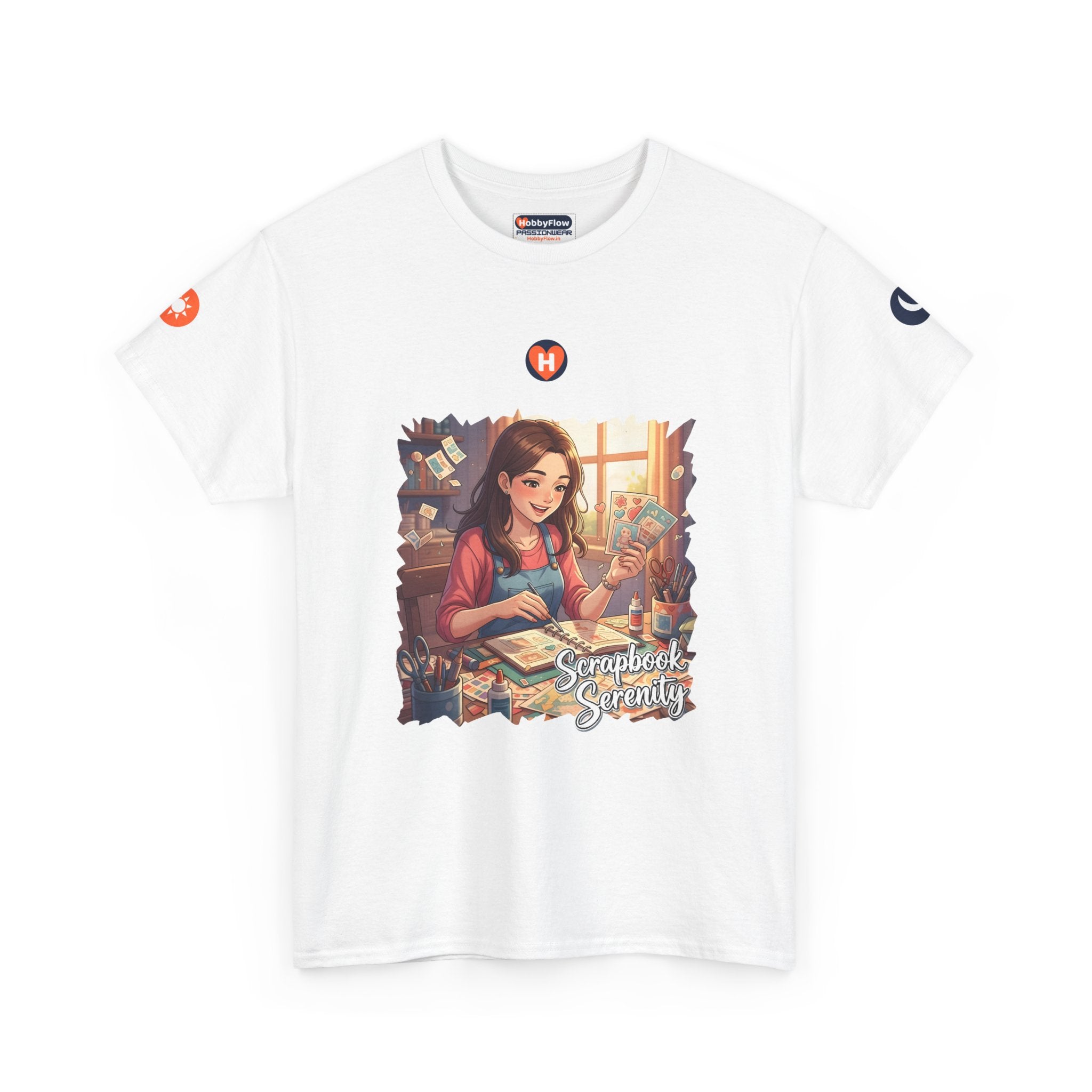 HobbyFlow #120 Scrapbooking Tee - Essential Creative Arts & Crafts Wear: Crafting Memories, Sealing Sentiments!