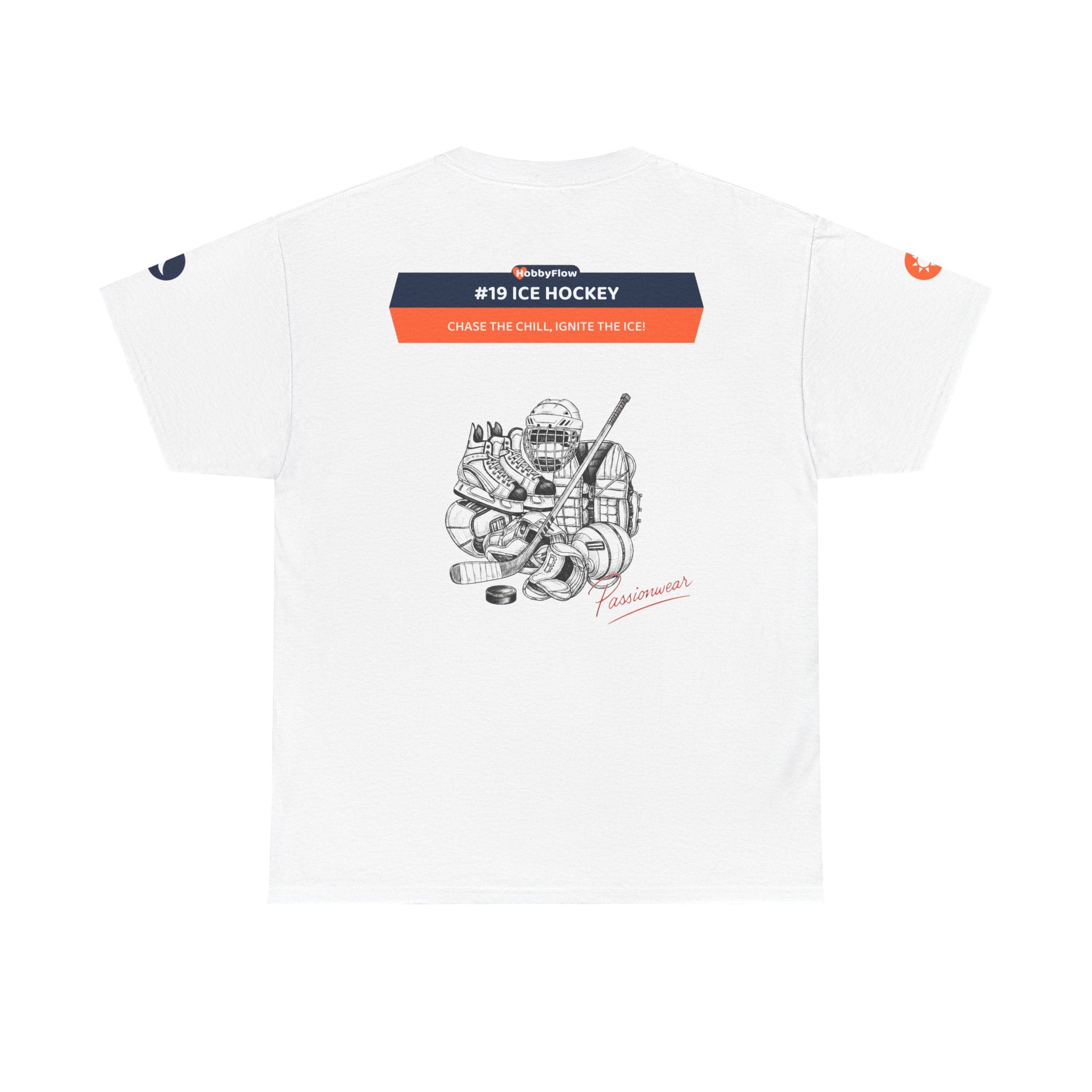 HobbyFlow #19 Ice hockey Tee - Essential Sports & Adventure Wear: Chase the Chill, Ignite the Ice!