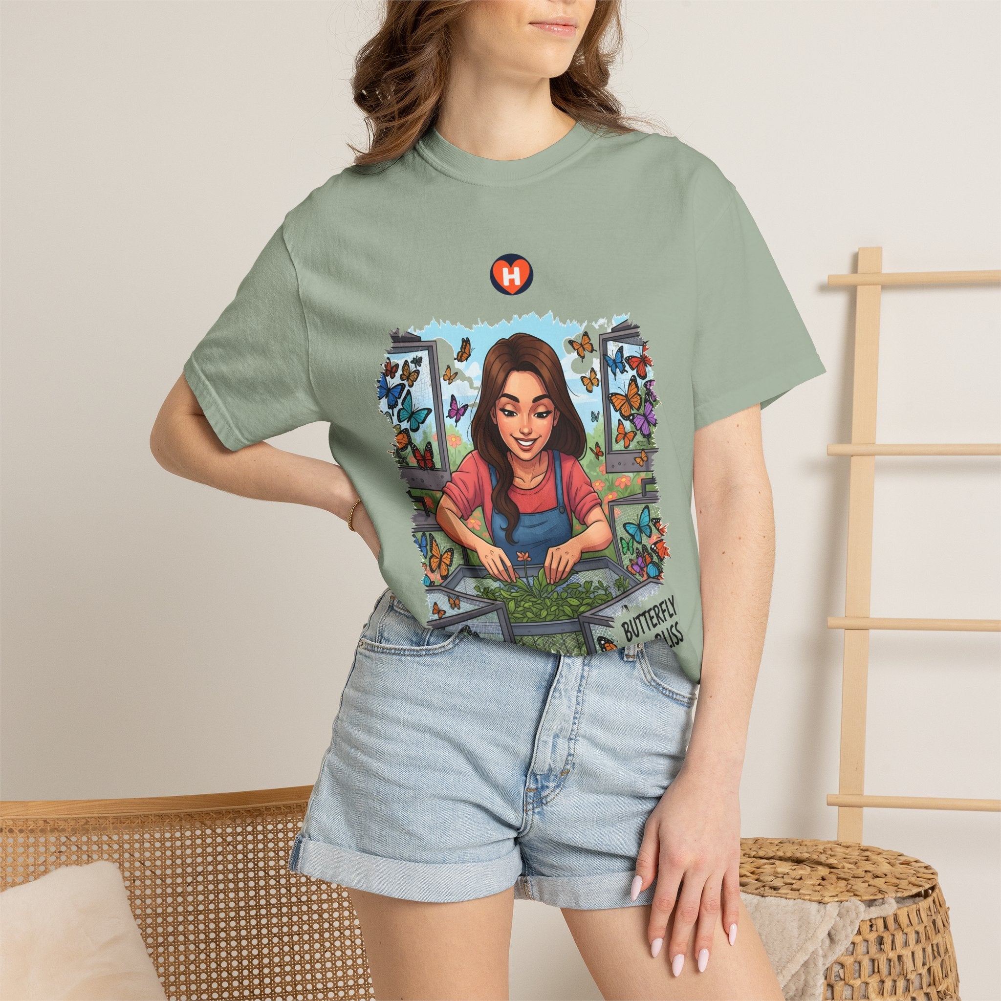 HobbyFlow Womens Essential Butterfly breeding Passionwear