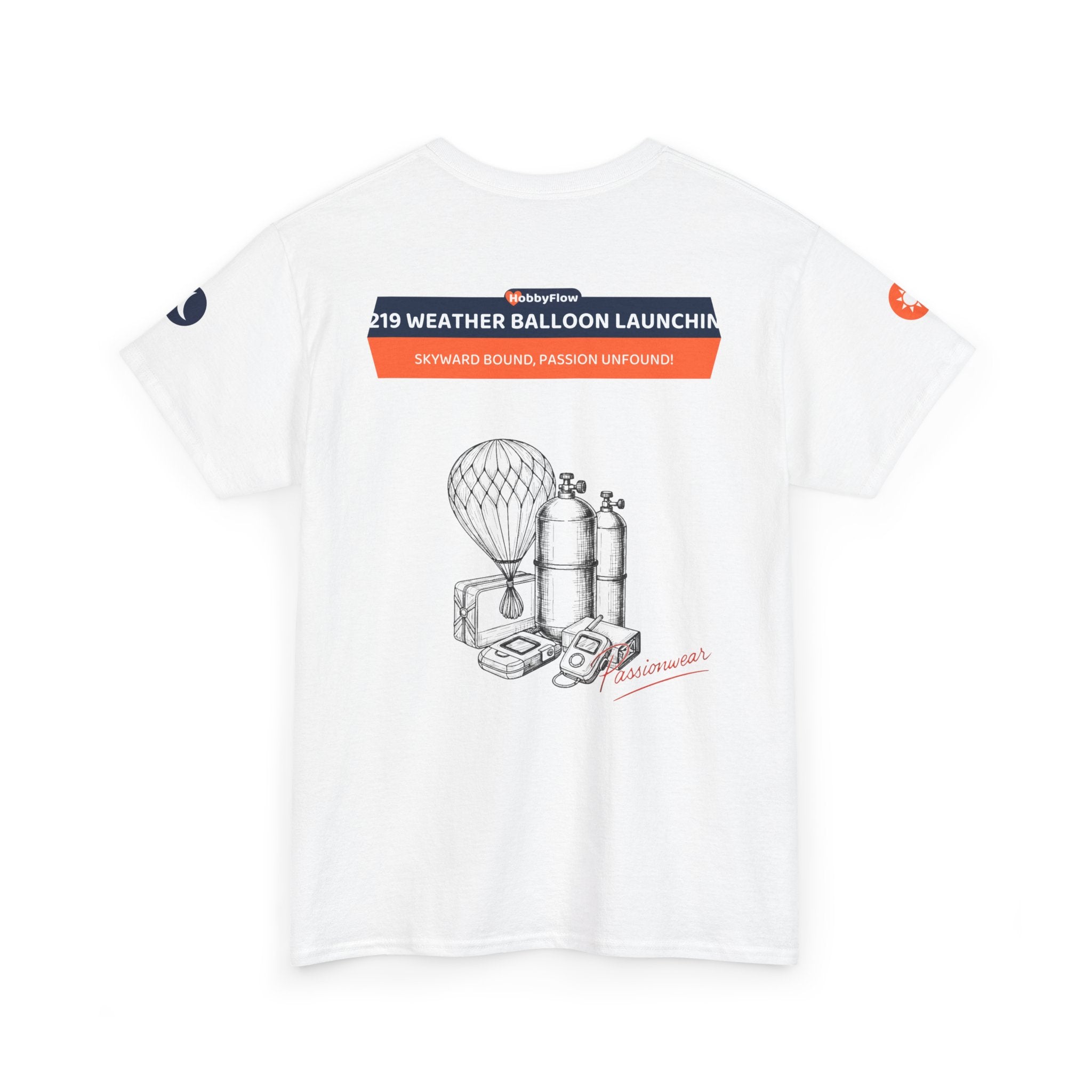 HobbyFlow #219 Weather balloon launching Tee - Essential Technology & DIY Wear: Skyward Bound, Passion Unfound!