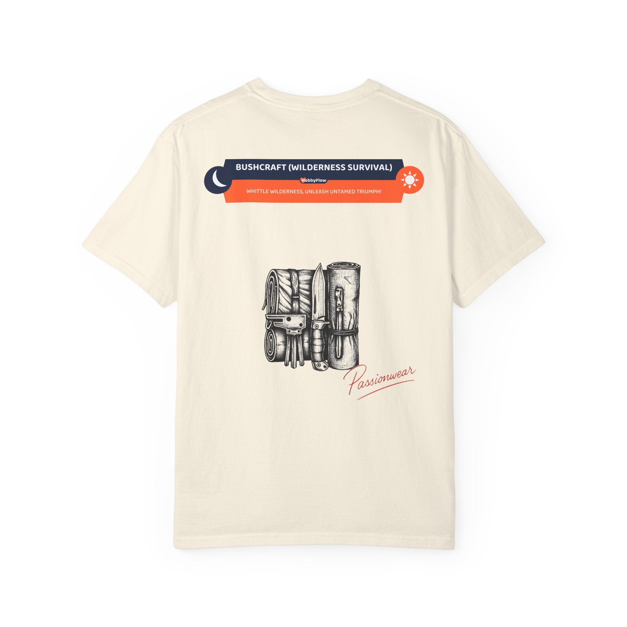 HobbyFlow Mens Essential Bushcraft (Wilderness survival) Passionwear