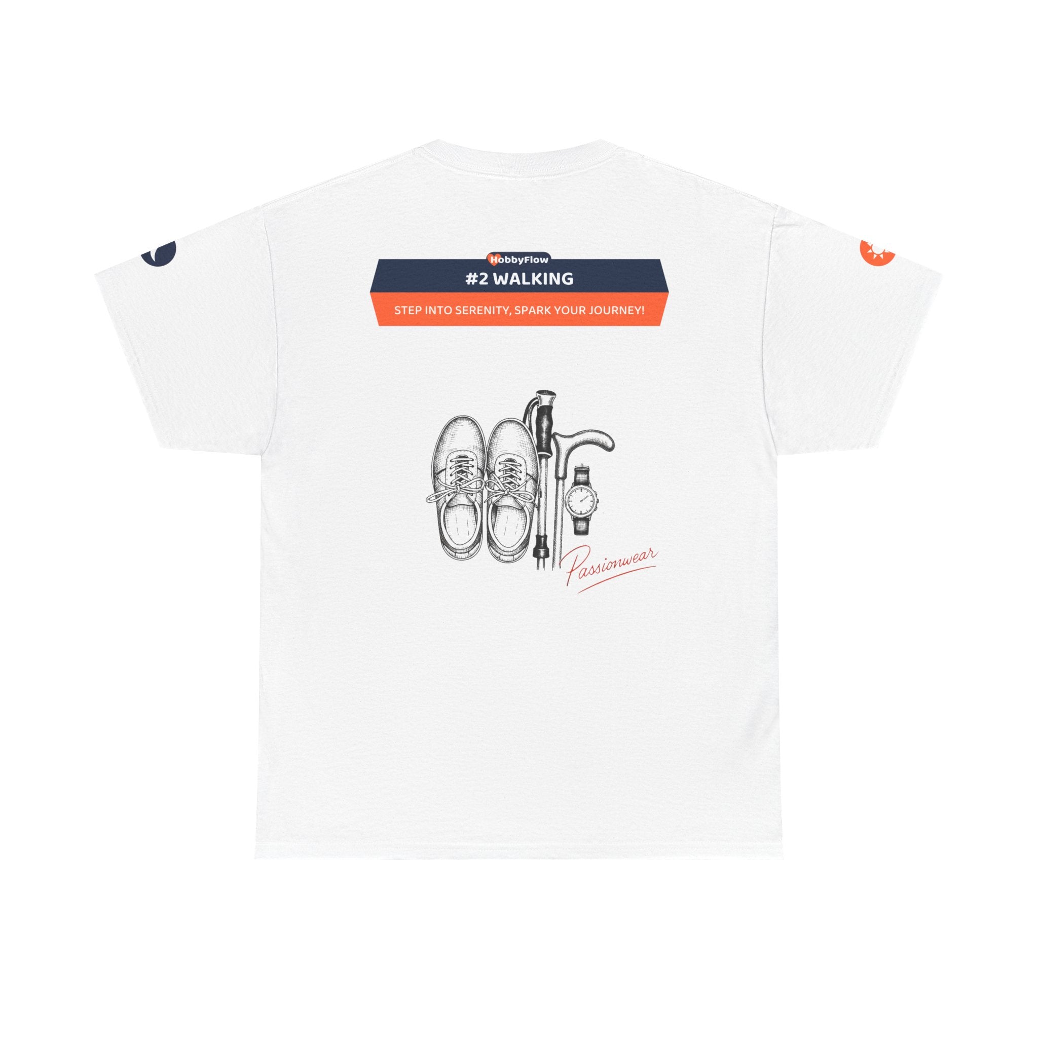 HobbyFlow #2 Walking Tee - Essential Sports & Adventure Wear: Step into Serenity, Spark Your Journey!