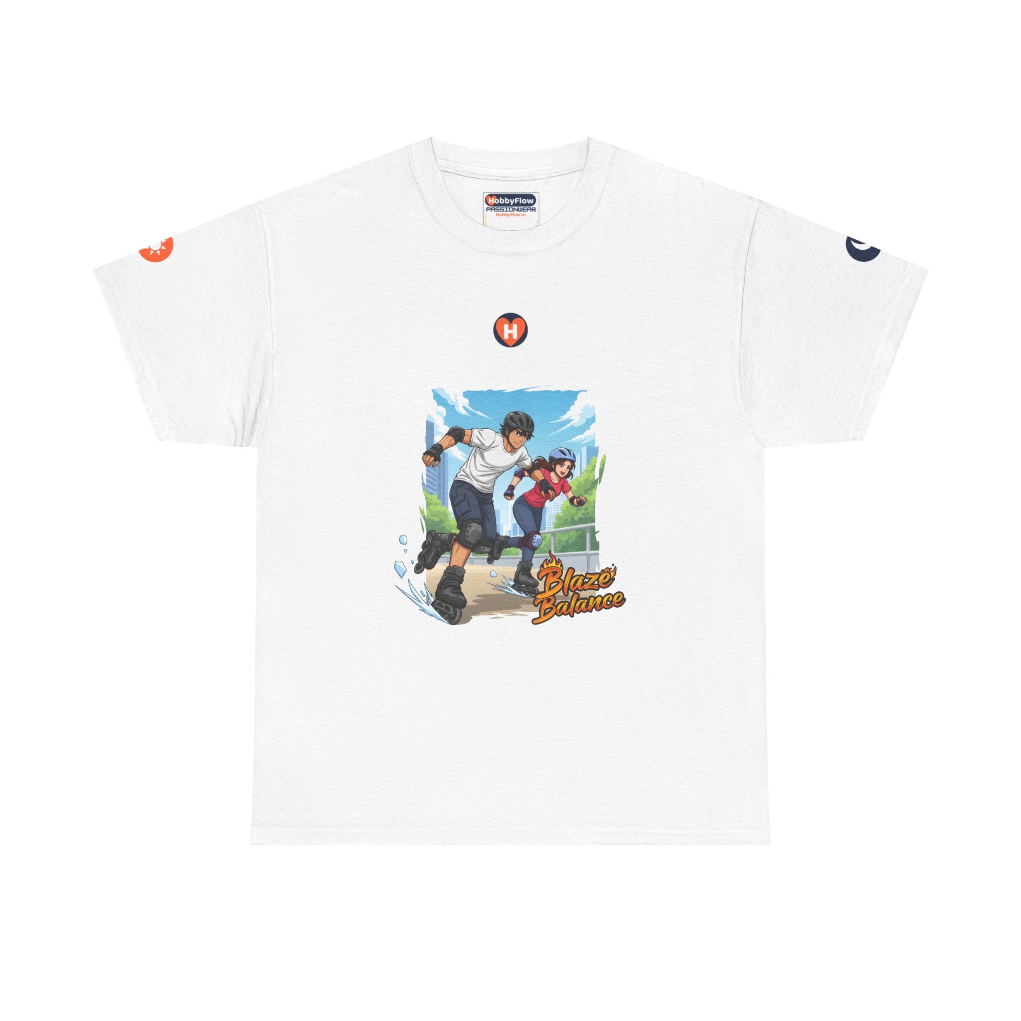 HobbyFlow #18 Rollerblading Tee - Essential Sports & Adventure Wear: Glide Beyond Limits, Embrace the Rush!