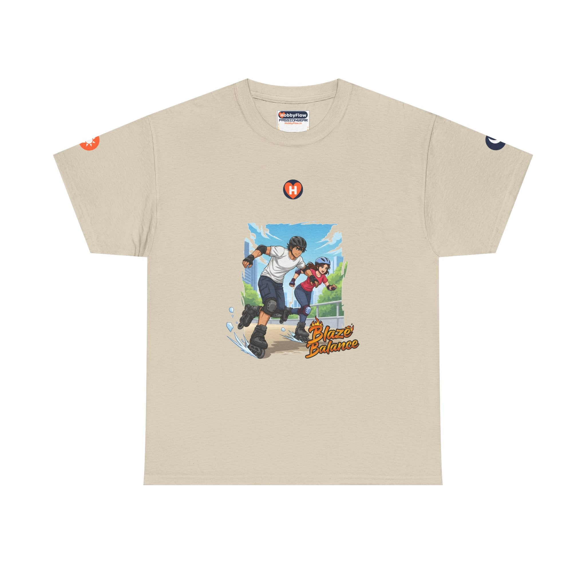 HobbyFlow #18 Rollerblading Tee - Essential Sports & Adventure Wear: Glide Beyond Limits, Embrace the Rush!