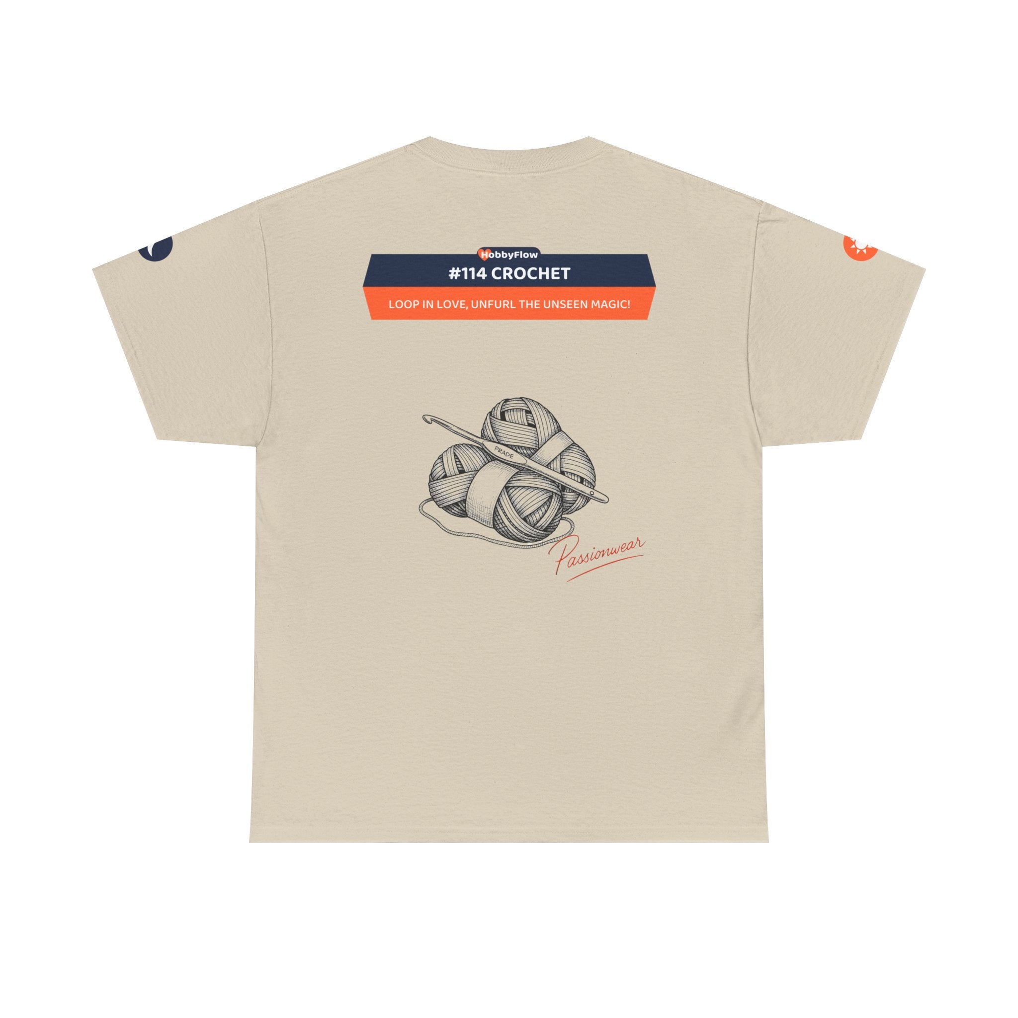 HobbyFlow #114 Crochet Tee - Essential Creative Arts & Crafts Wear: Loop in Love, Unfurl the Unseen Magic!