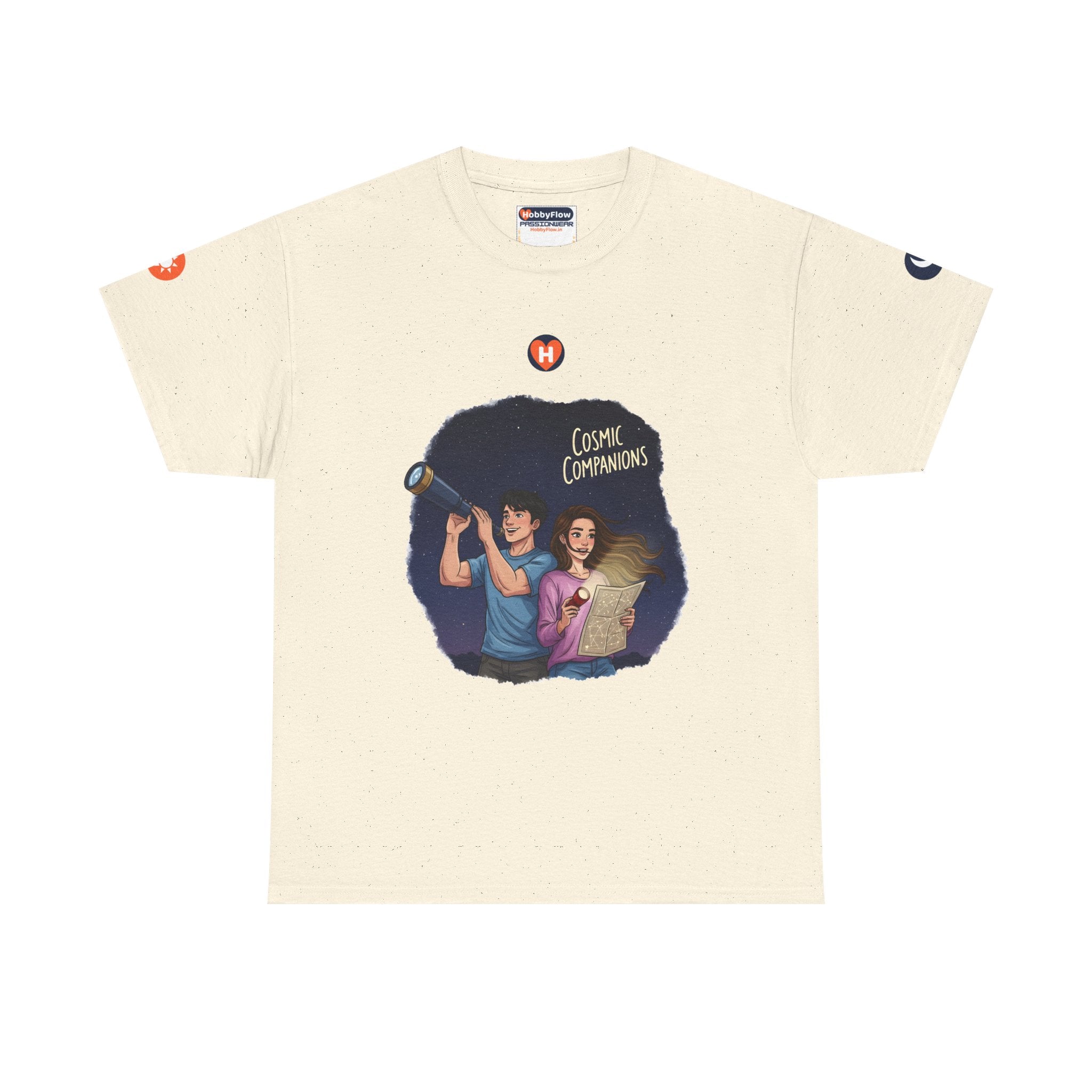 HobbyFlow #278 Stargazing Tee - Essential Gardening & Nature Wear: Whisper to Stars, Weave Cosmic Dreams!