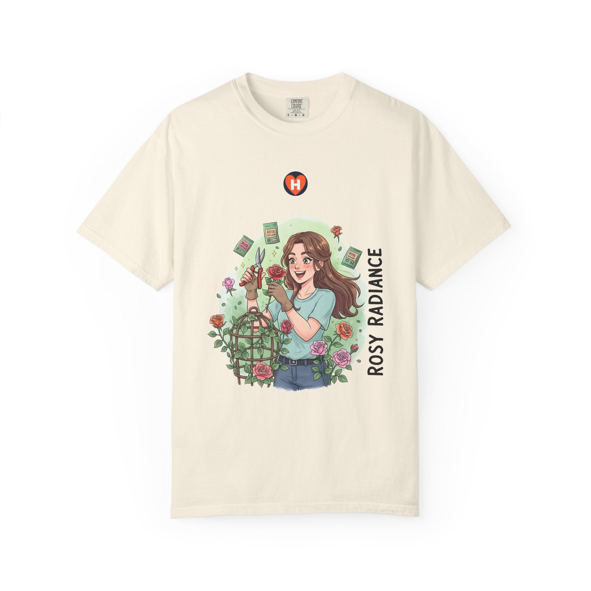 HobbyFlow Womens Essential Rose gardening Passionwear
