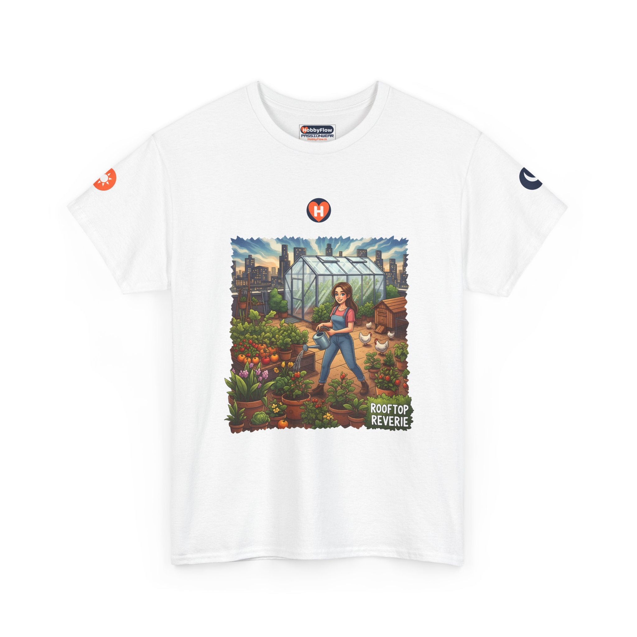 HobbyFlow #305 Urban farming Tee - Essential Animals & Pets Wear: Sky's the Soil, Harvest Urban Miracles!