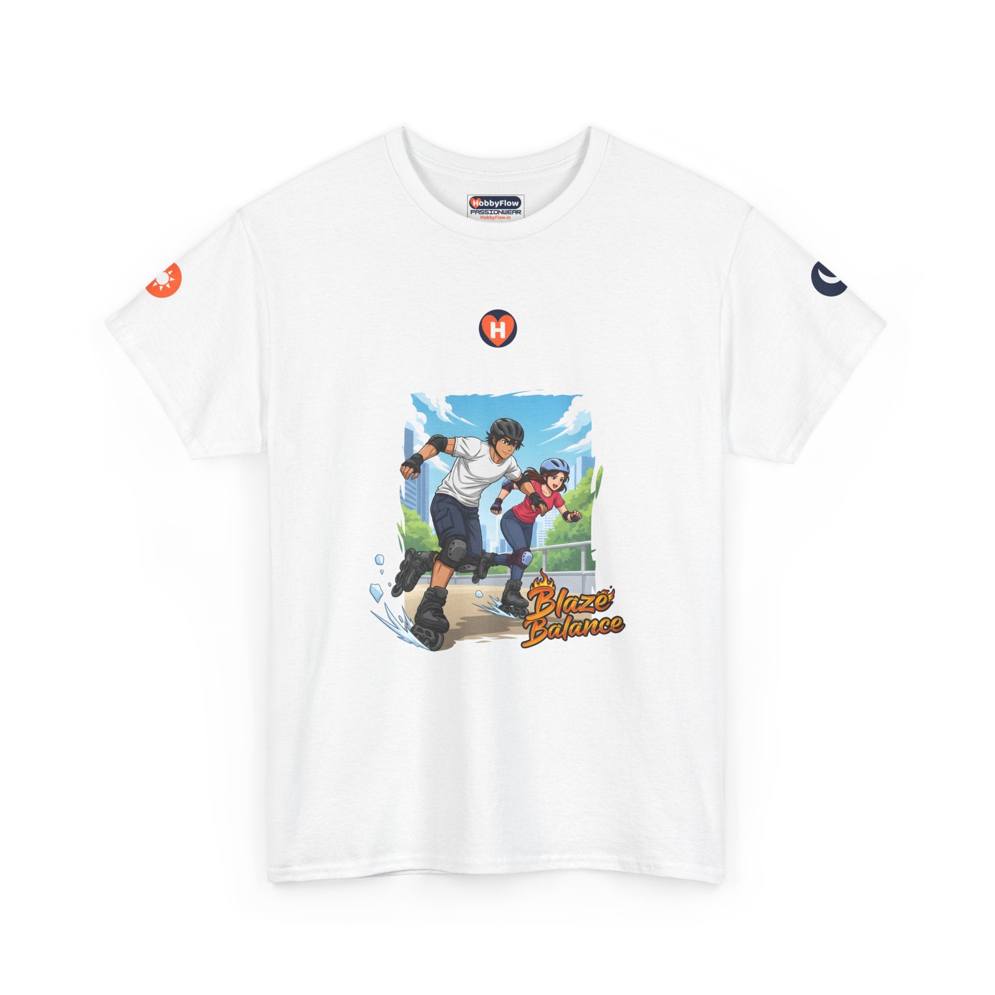 HobbyFlow #18 Rollerblading Tee - Essential Sports & Adventure Wear: Glide Beyond Limits, Embrace the Rush!