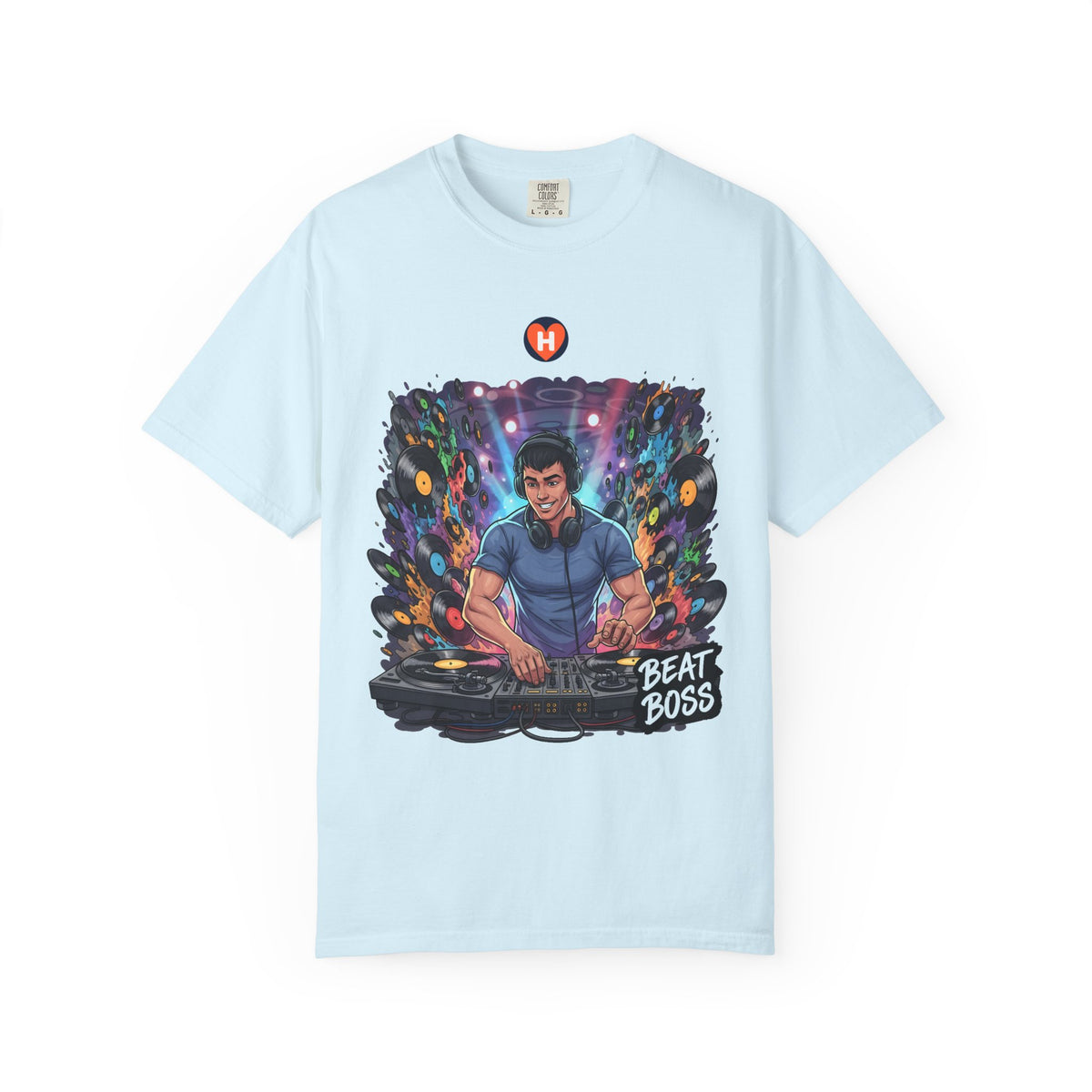 HobbyFlow Mens Essential Vinyl DJing (DJ for turntables) Passionwear