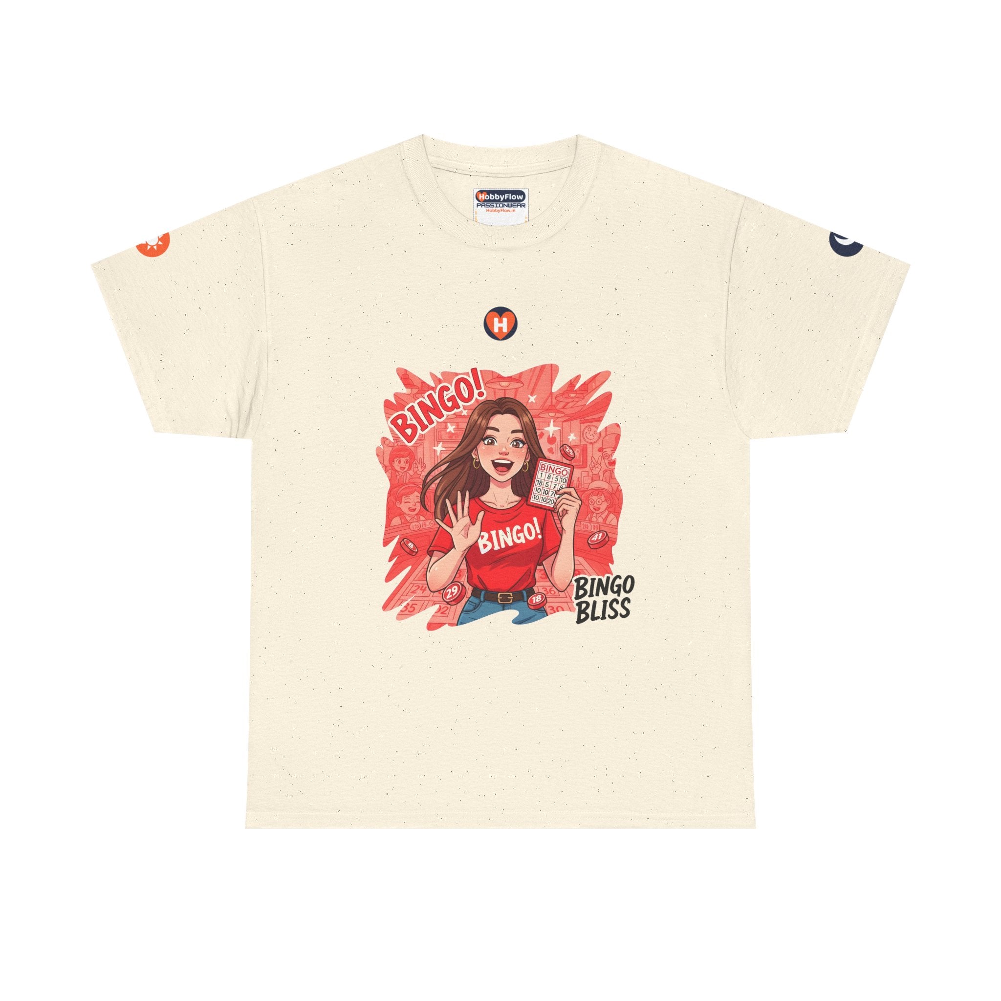 HobbyFlow #200 Bingo Tee - Essential Games & Collecting Wear: Thrill in Numbers, Revel in Joy!