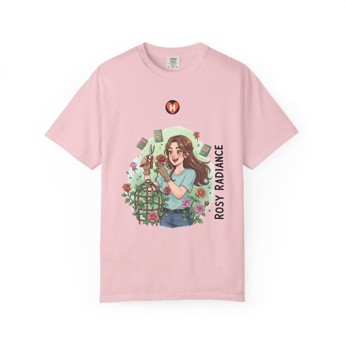 HobbyFlow Womens Essential Rose gardening Passionwear