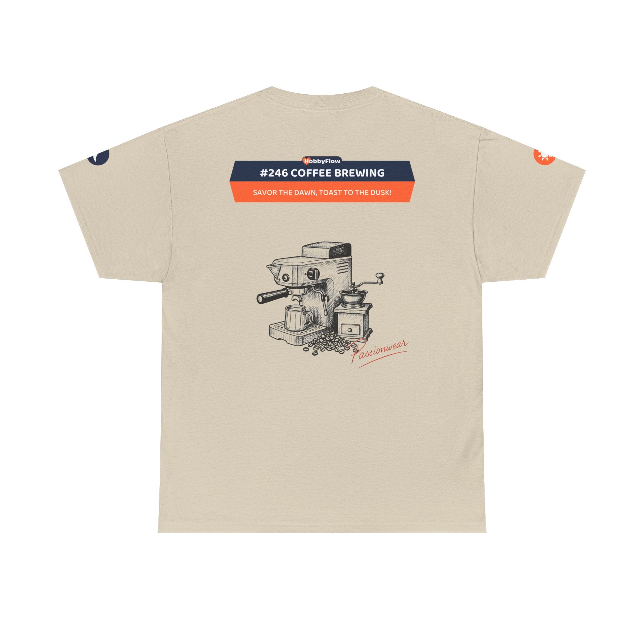 HobbyFlow #246 Coffee brewing Tee - Essential Food & Drink Wear: Savor the Dawn, Toast to the Dusk!