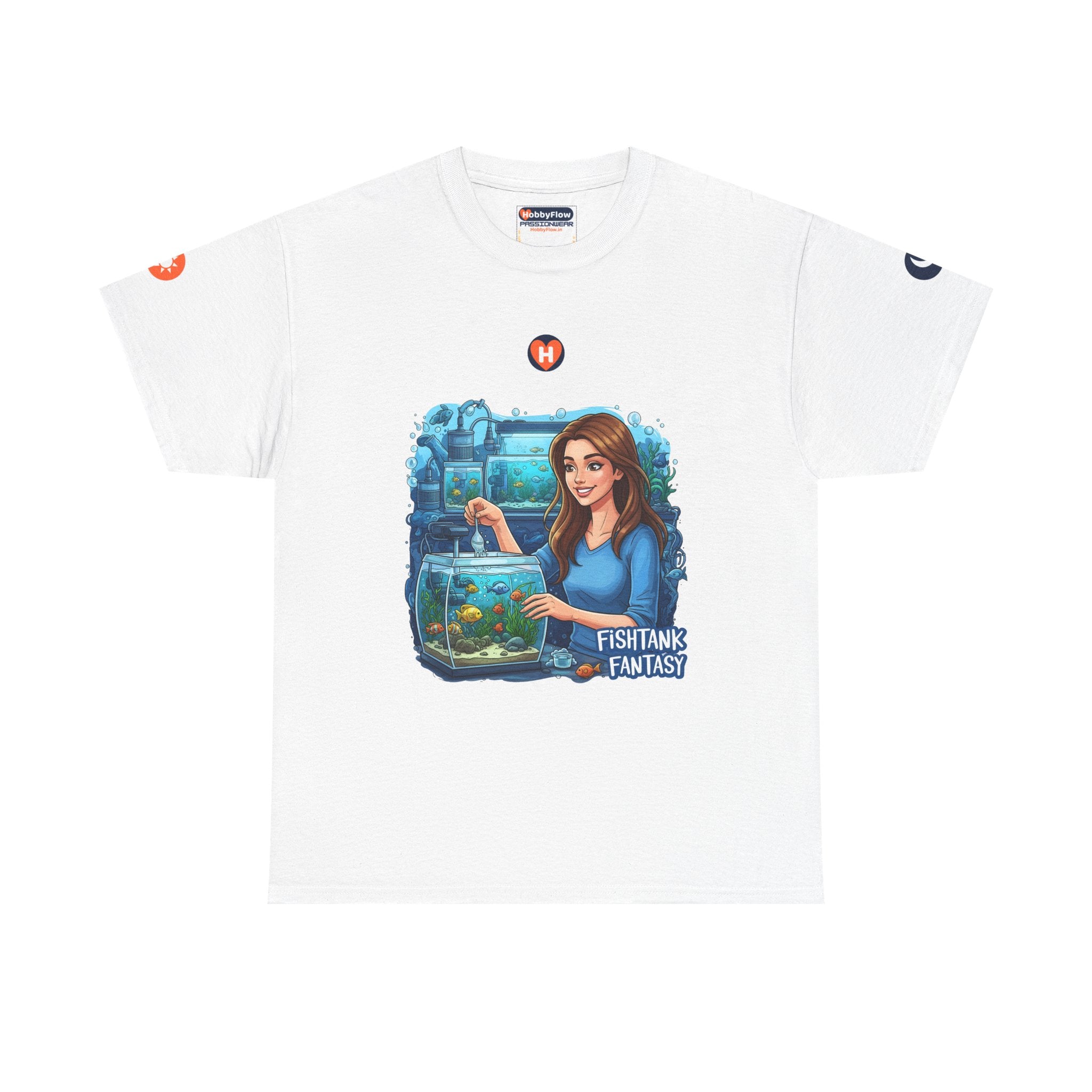 HobbyFlow #300 Aquariums (Fishkeeping) Tee - Essential Animals & Pets Wear: Dive into Serenity, Swim in Dreams!