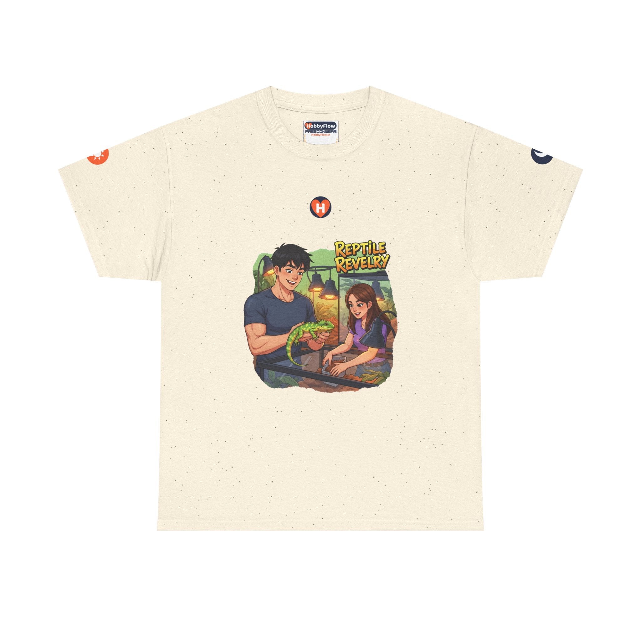 HobbyFlow #301 Reptile keeping Tee - Essential Animals & Pets Wear: Scale Serenity, Bask in Bravura!