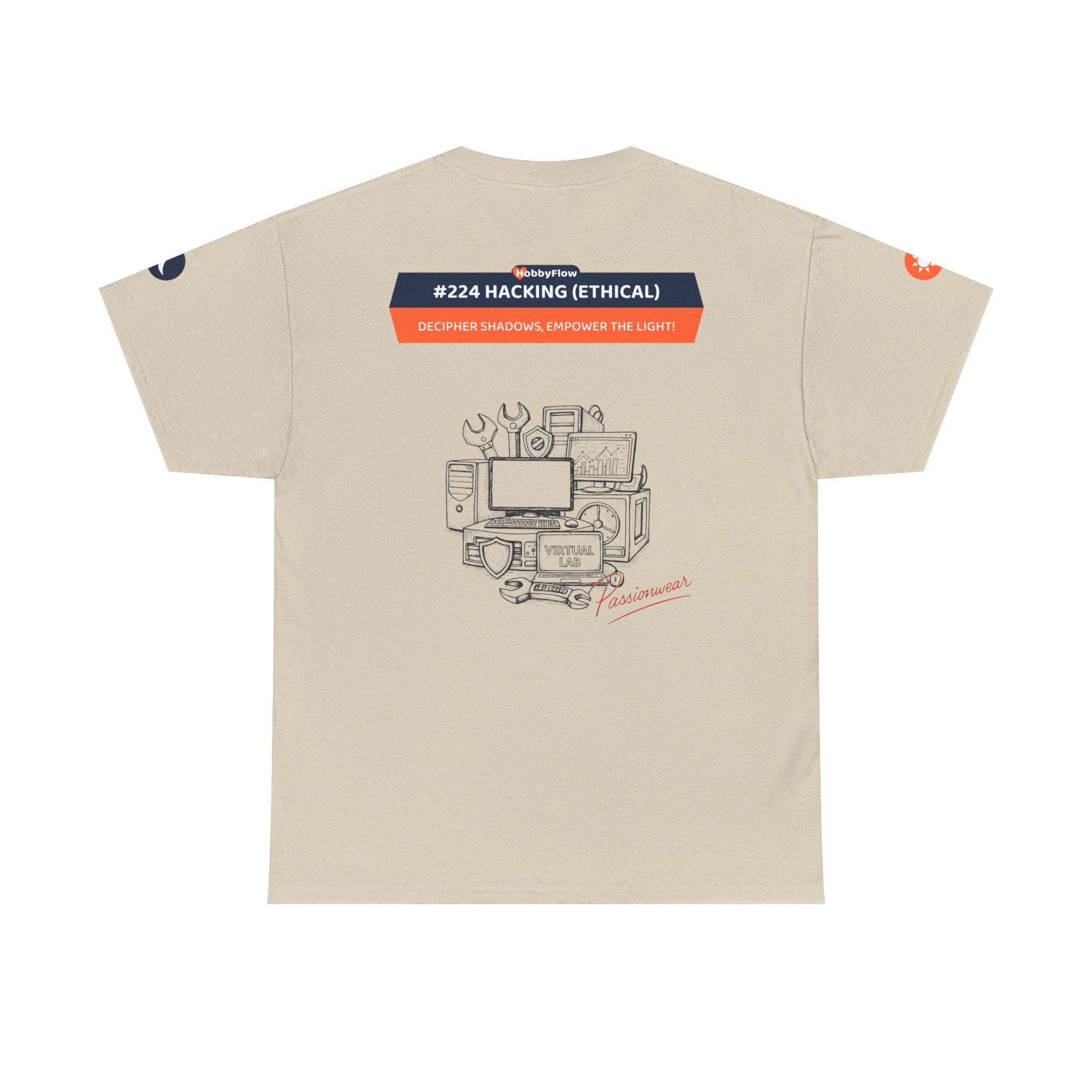 HobbyFlow #224 Hacking (ethical) Tee - Essential Technology & DIY Wear: Decipher Shadows, Empower the Light!