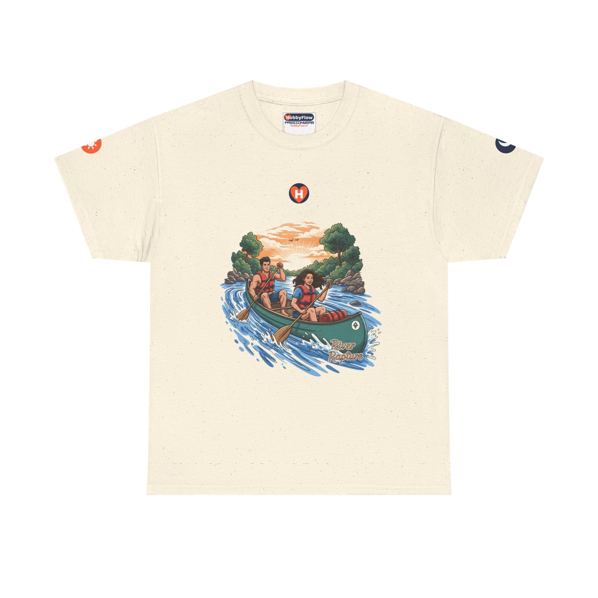 HobbyFlow #10 Canoeing Tee - Essential Sports & Adventure Wear: Rivers Whisper, Paddles Sing, Awaken Your Adventure!