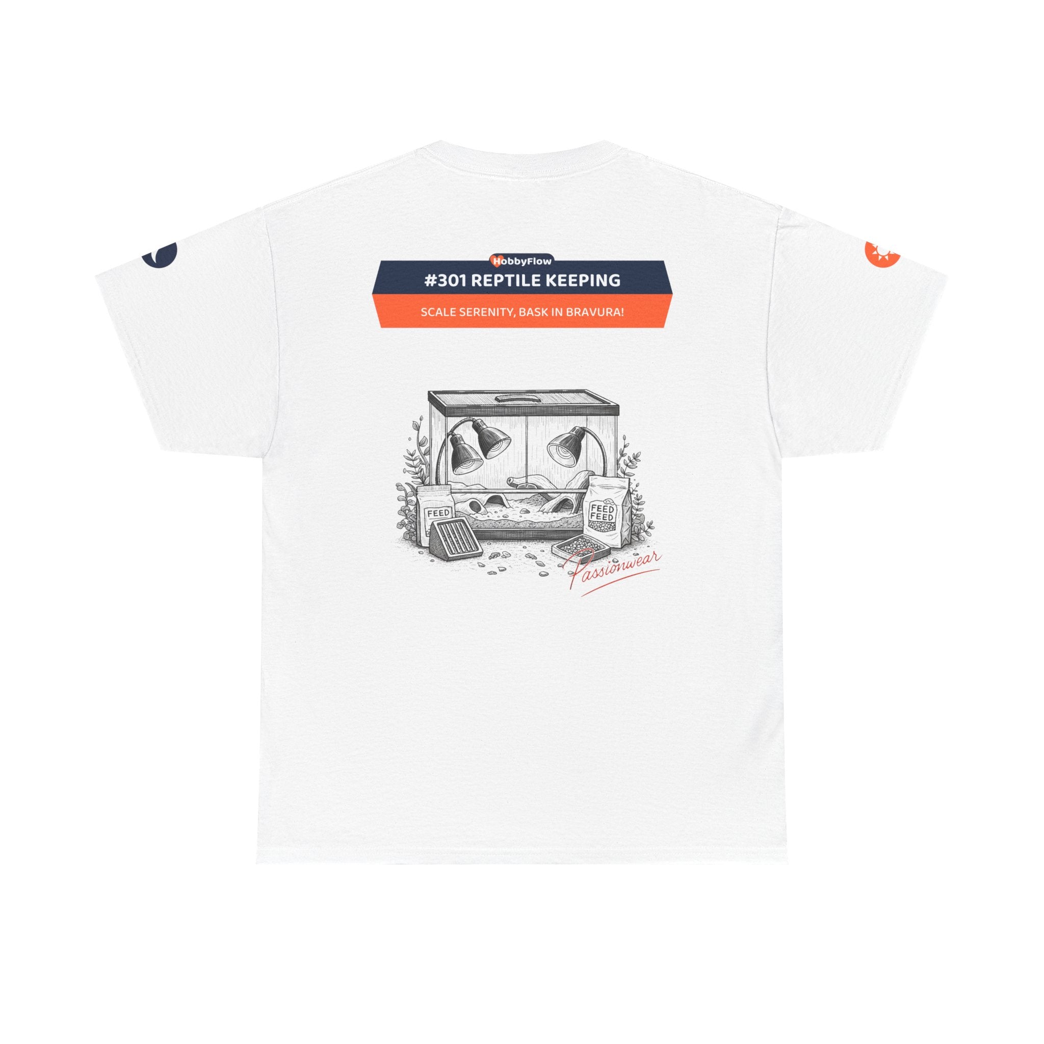 HobbyFlow #301 Reptile keeping Tee - Essential Animals & Pets Wear: Scale Serenity, Bask in Bravura!