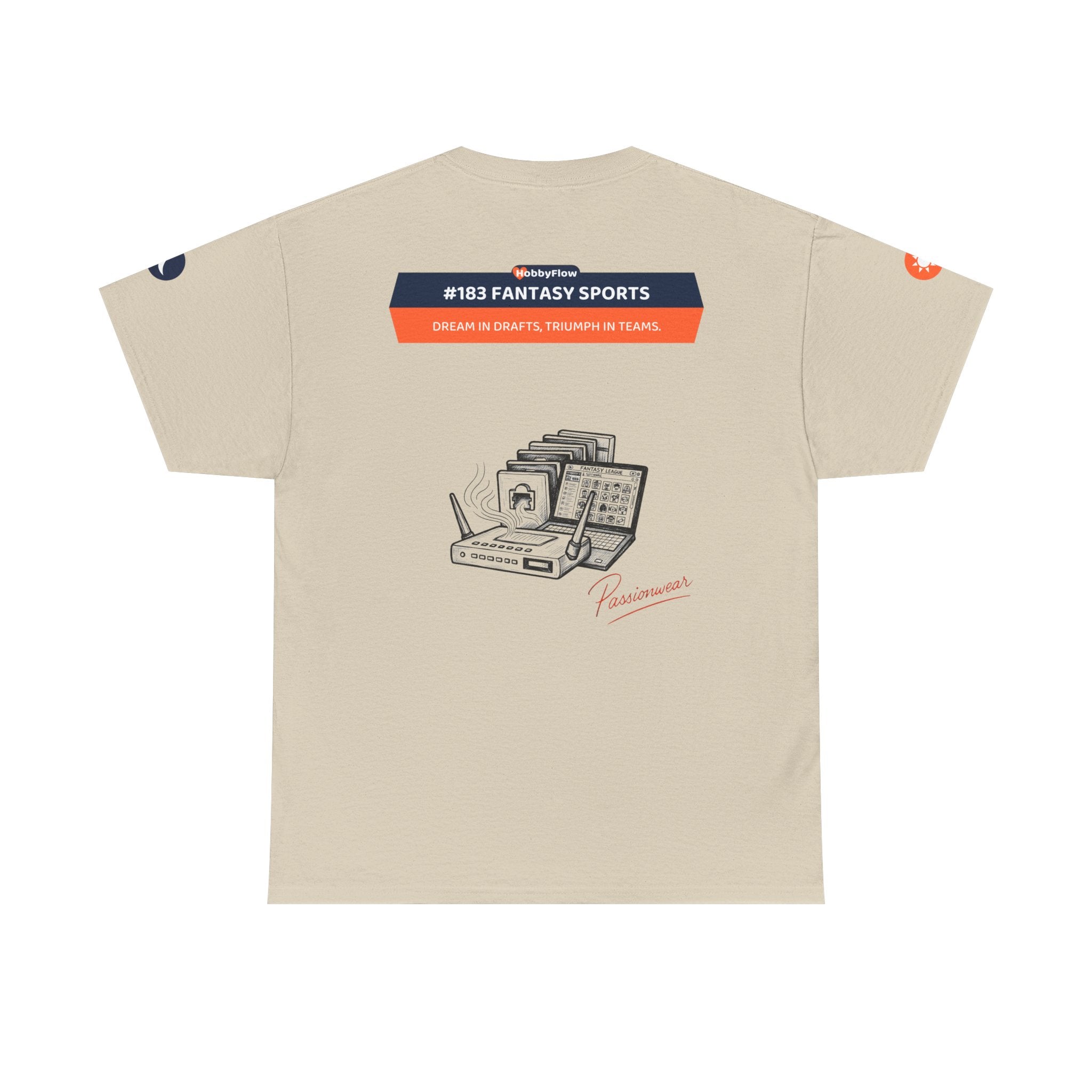 HobbyFlow #183 Fantasy sports Tee - Essential Games & Collecting Wear: Dream in Drafts, Triumph in Teams.