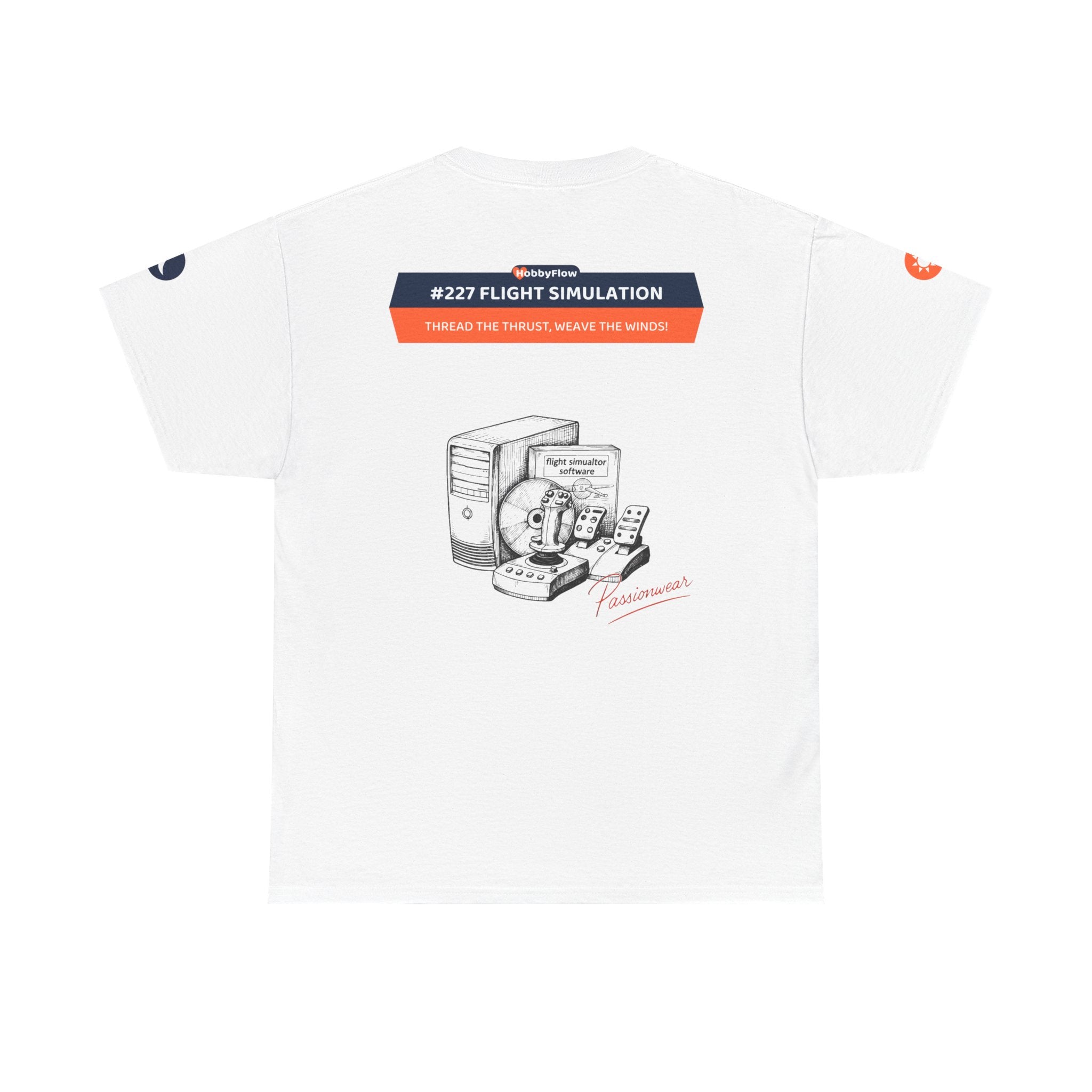 HobbyFlow #227 Flight simulation Tee - Essential Technology & DIY Wear: Thread the Thrust, Weave the Winds!