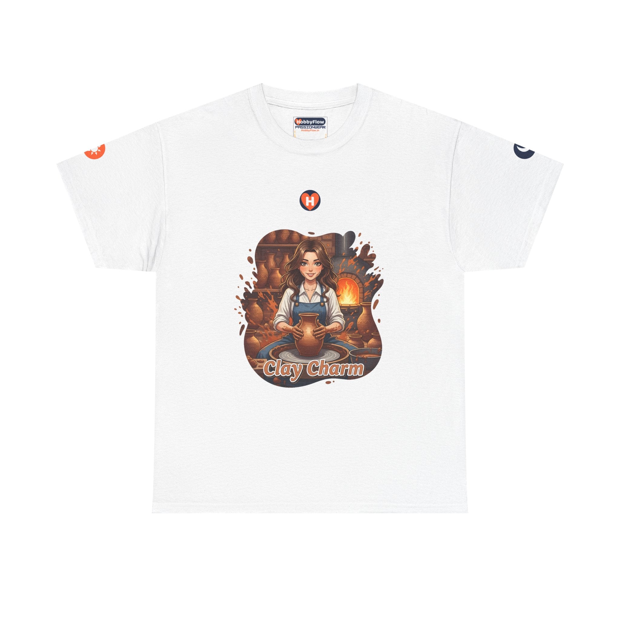 HobbyFlow #101 Pottery Tee - Essential Creative Arts & Crafts Wear: Shape Harmony, Mould the Marvelous!