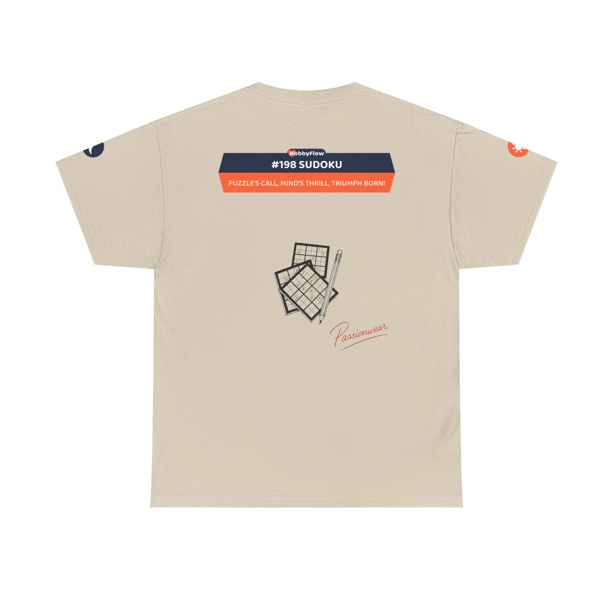 HobbyFlow #198 Sudoku Tee - Essential Games & Collecting Wear: Puzzle's Call, Mind's Thrill, Triumph Born!