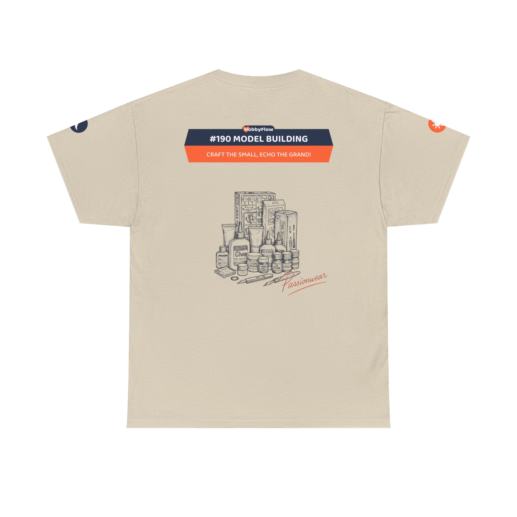 HobbyFlow #190 Model building Tee - Essential Games & Collecting Wear: Craft the Small, Echo the Grand!