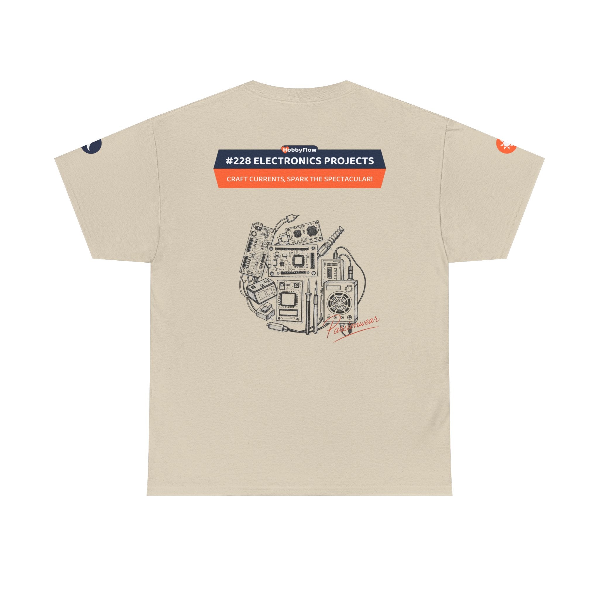 HobbyFlow #228 Electronics projects Tee - Essential Technology & DIY Wear: Craft Currents, Spark the Spectacular!
