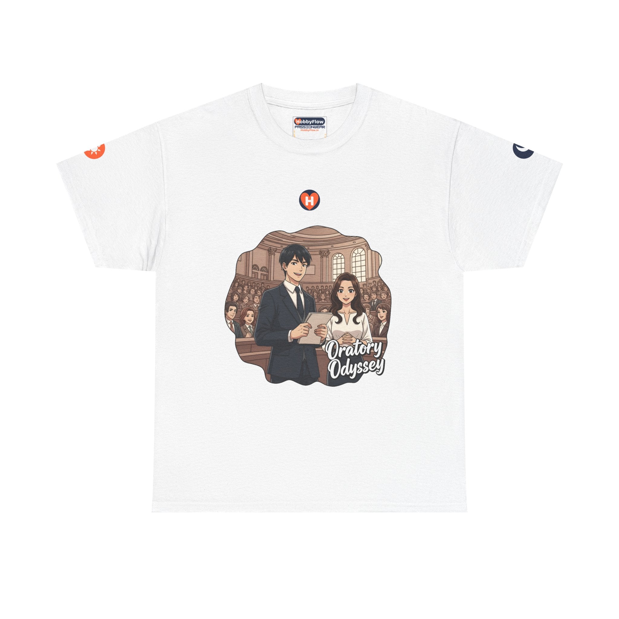 HobbyFlow #314 Public speaking Tee - Essential Intellectual & Educational Wear: Speak Boldly, Echo Eternally.