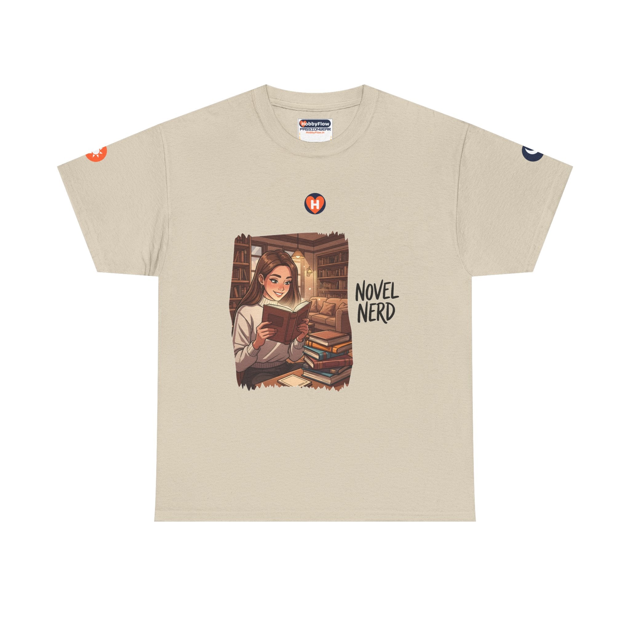 HobbyFlow #308 Book club Tee - Essential Intellectual & Educational Wear: Pages Unleashed, Souls Kindled Anew!