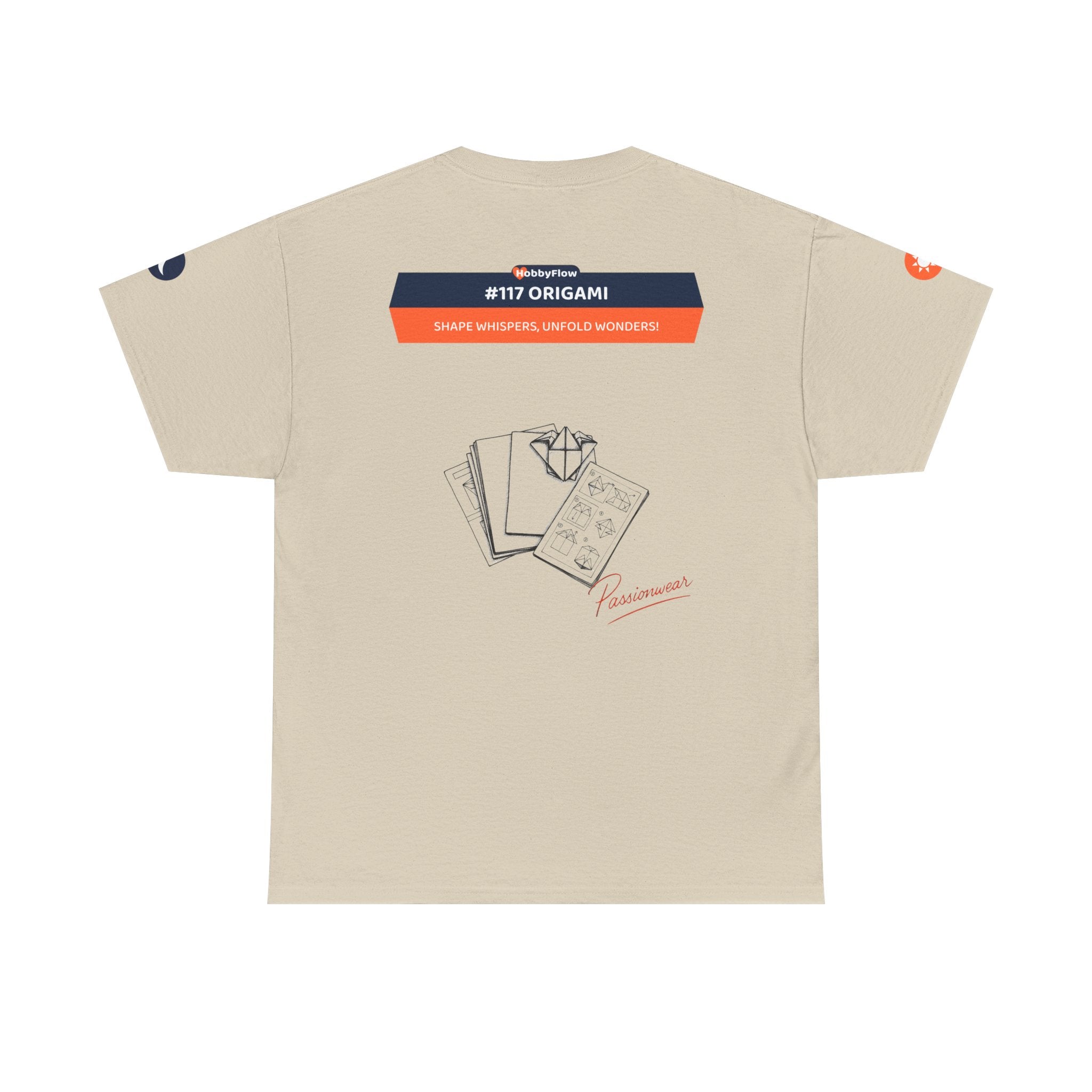 HobbyFlow #117 Origami Tee - Essential Creative Arts & Crafts Wear: Shape Whispers, Unfold Wonders!
