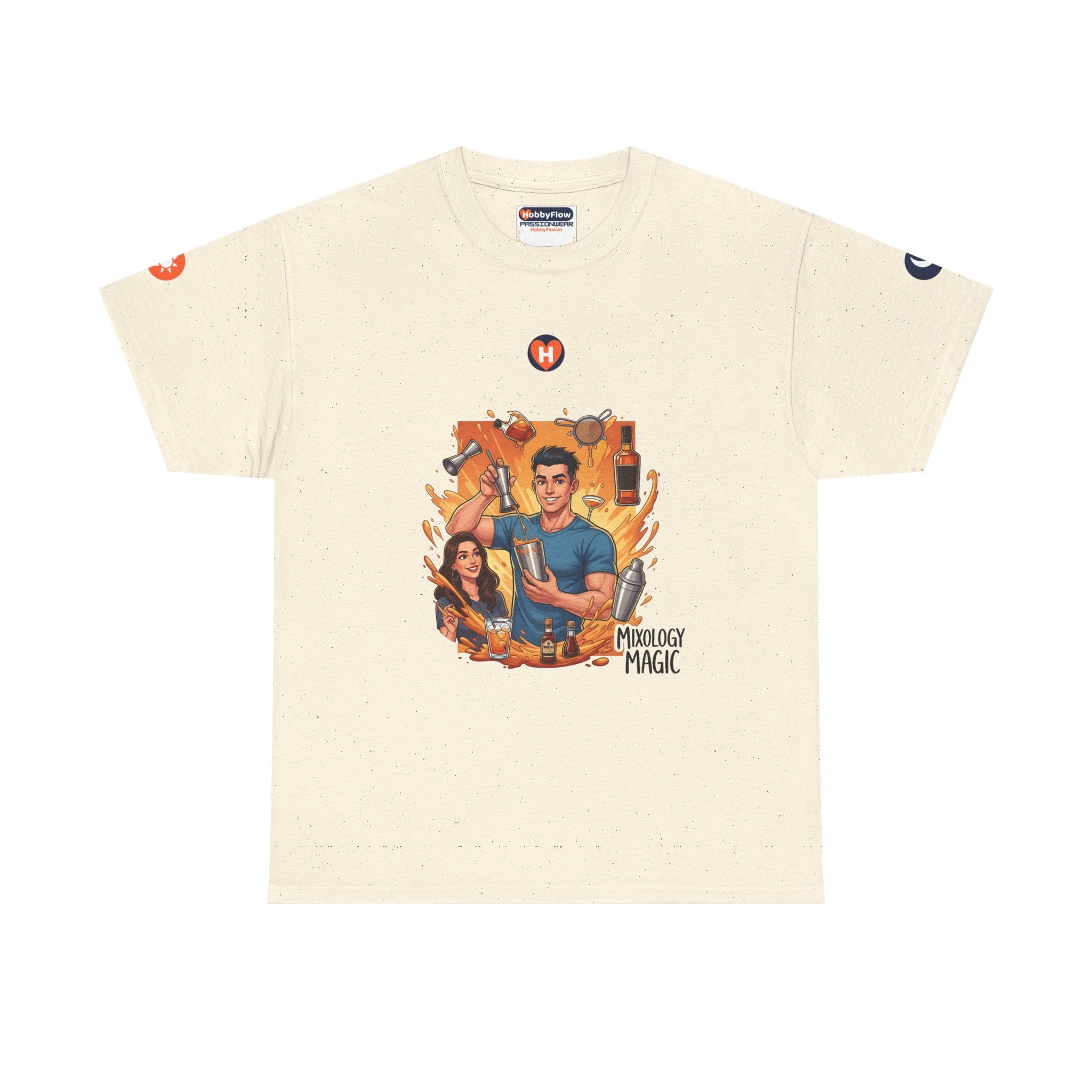 HobbyFlow #245 Cocktail mixing (Mixology) Tee - Essential Food & Drink Wear: Stir Splendor, Pour Passion, Toast Time!