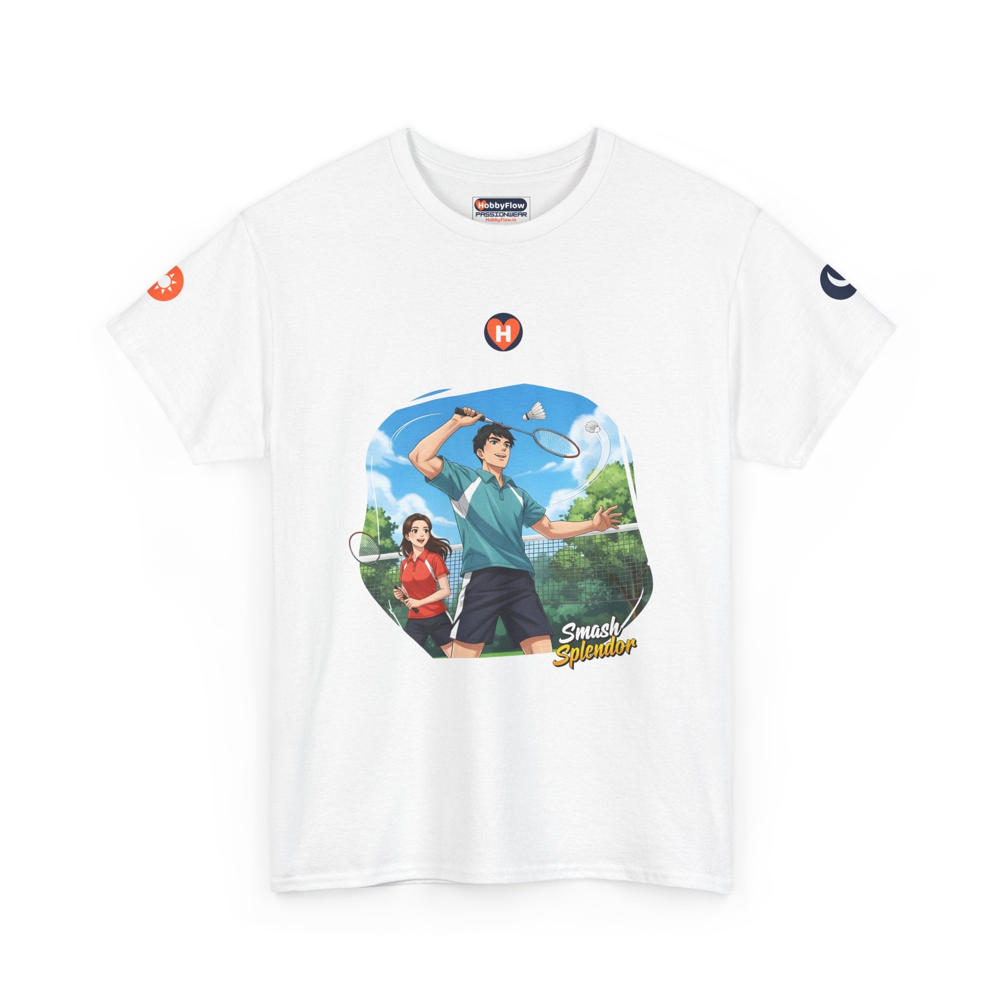 HobbyFlow #30 Badminton Tee - Essential Sports & Adventure Wear: Fuel the Fervor, Light the Score!
