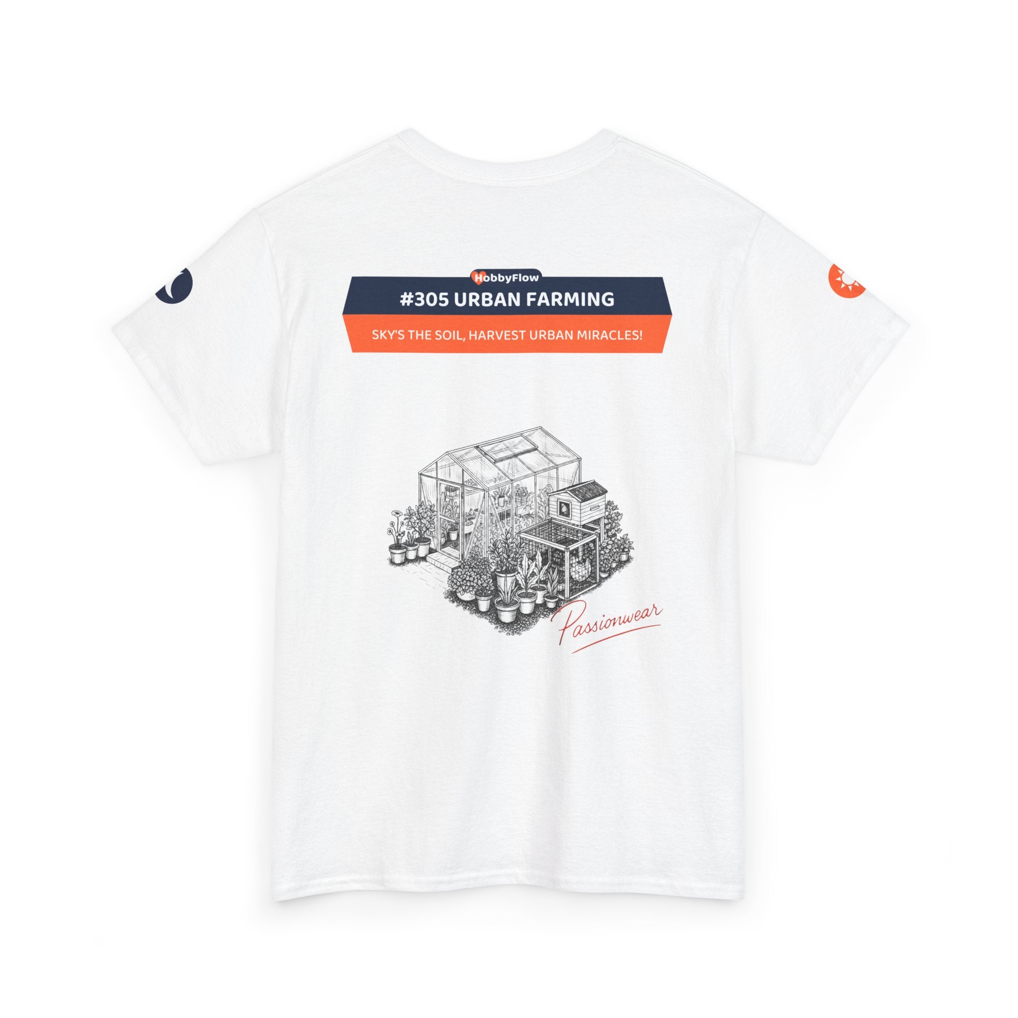 HobbyFlow #305 Urban farming Tee - Essential Animals & Pets Wear: Sky's the Soil, Harvest Urban Miracles!