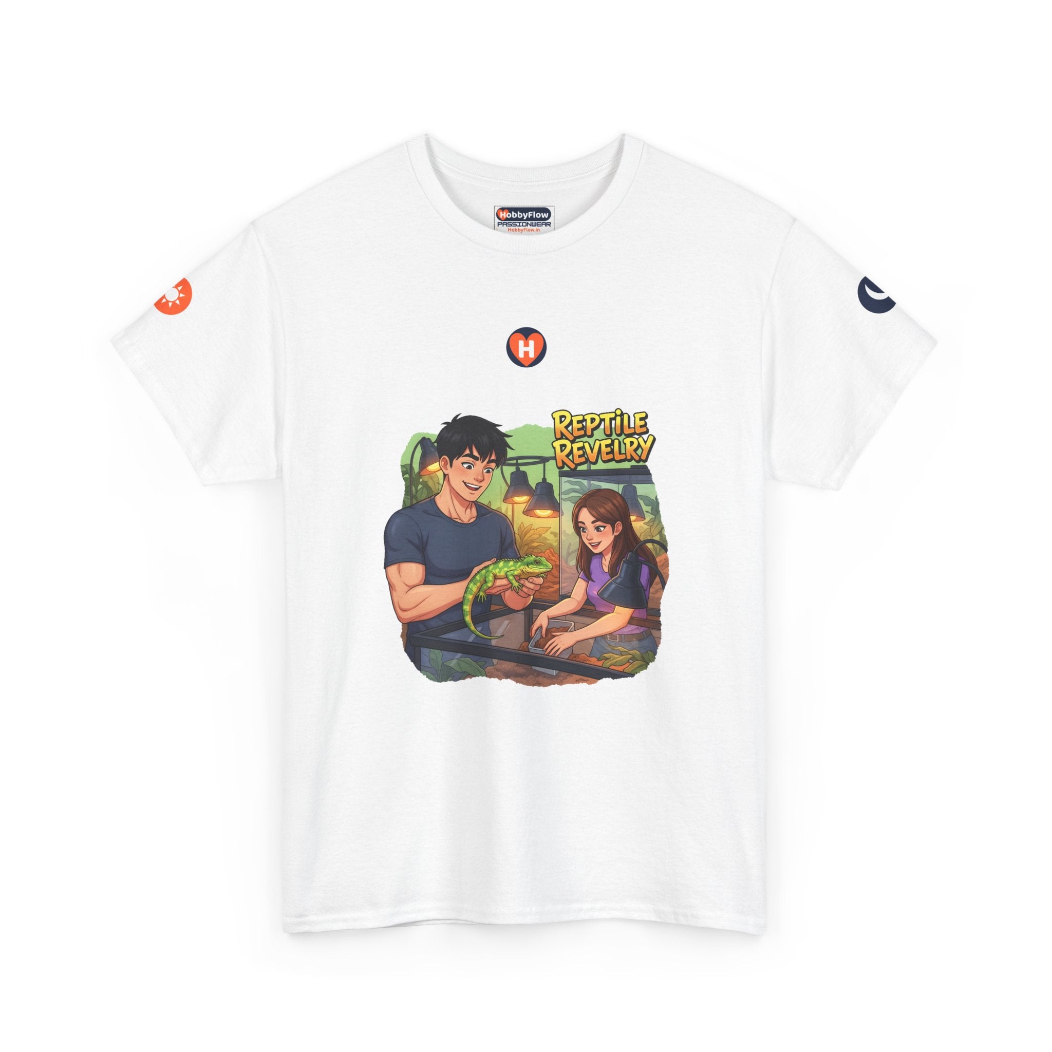 HobbyFlow #301 Reptile keeping Tee - Essential Animals & Pets Wear: Scale Serenity, Bask in Bravura!