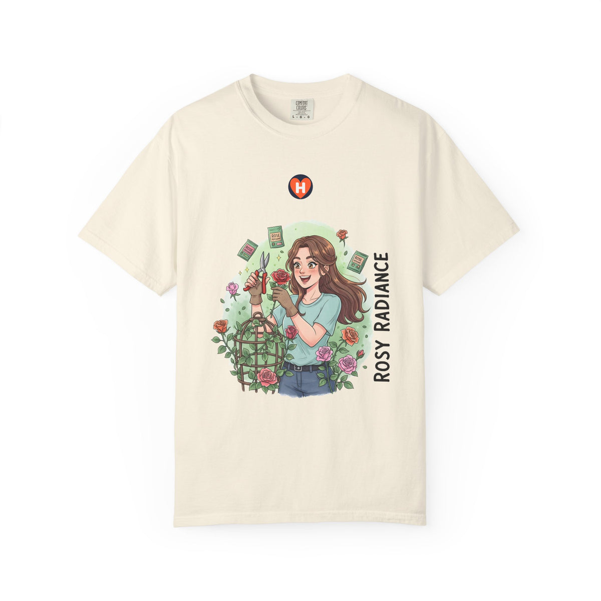HobbyFlow Womens Essential Rose gardening Passionwear