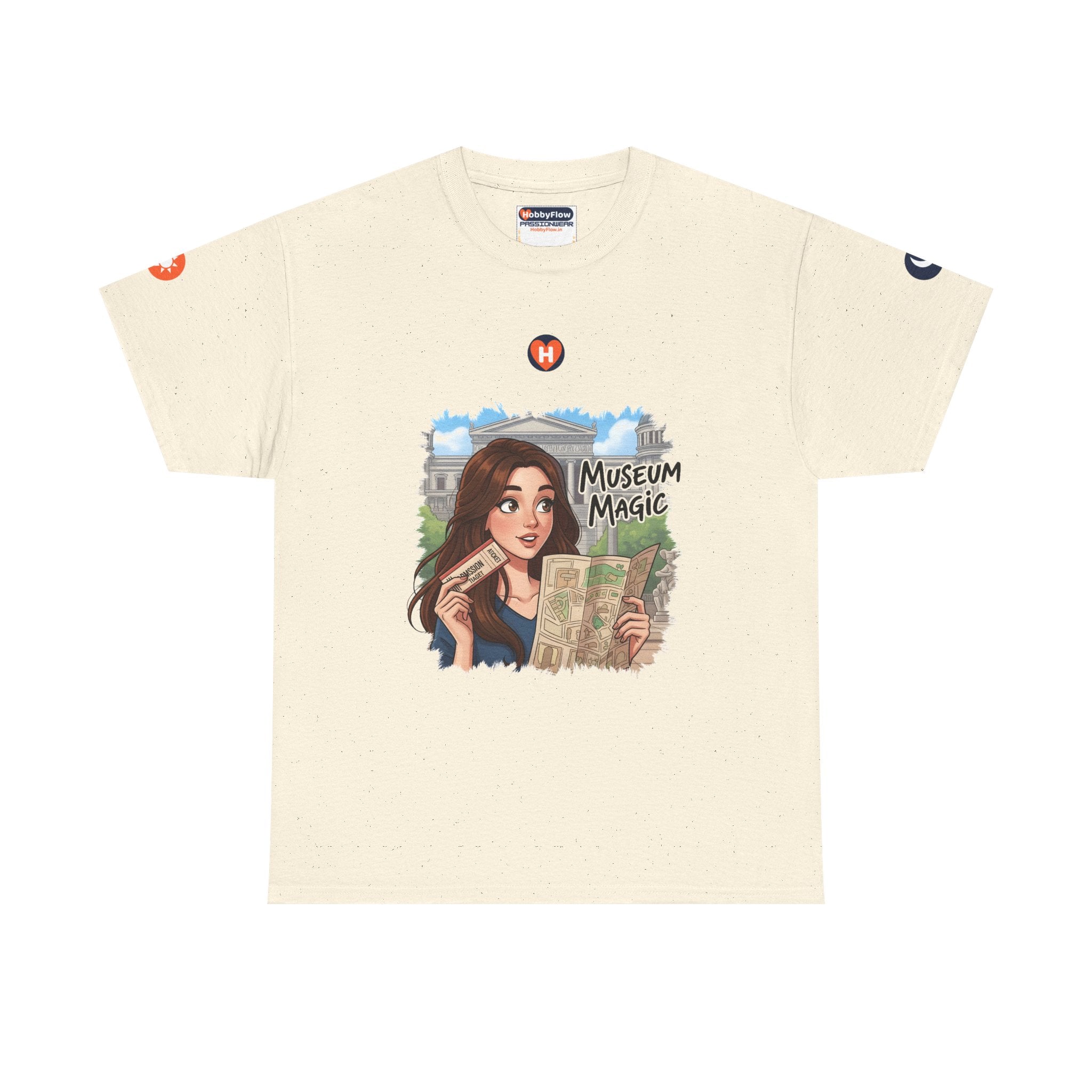 HobbyFlow #310 Visiting museums Tee - Essential Intellectual & Educational Wear: Unfolding Epochs, Enlivening Souls.
