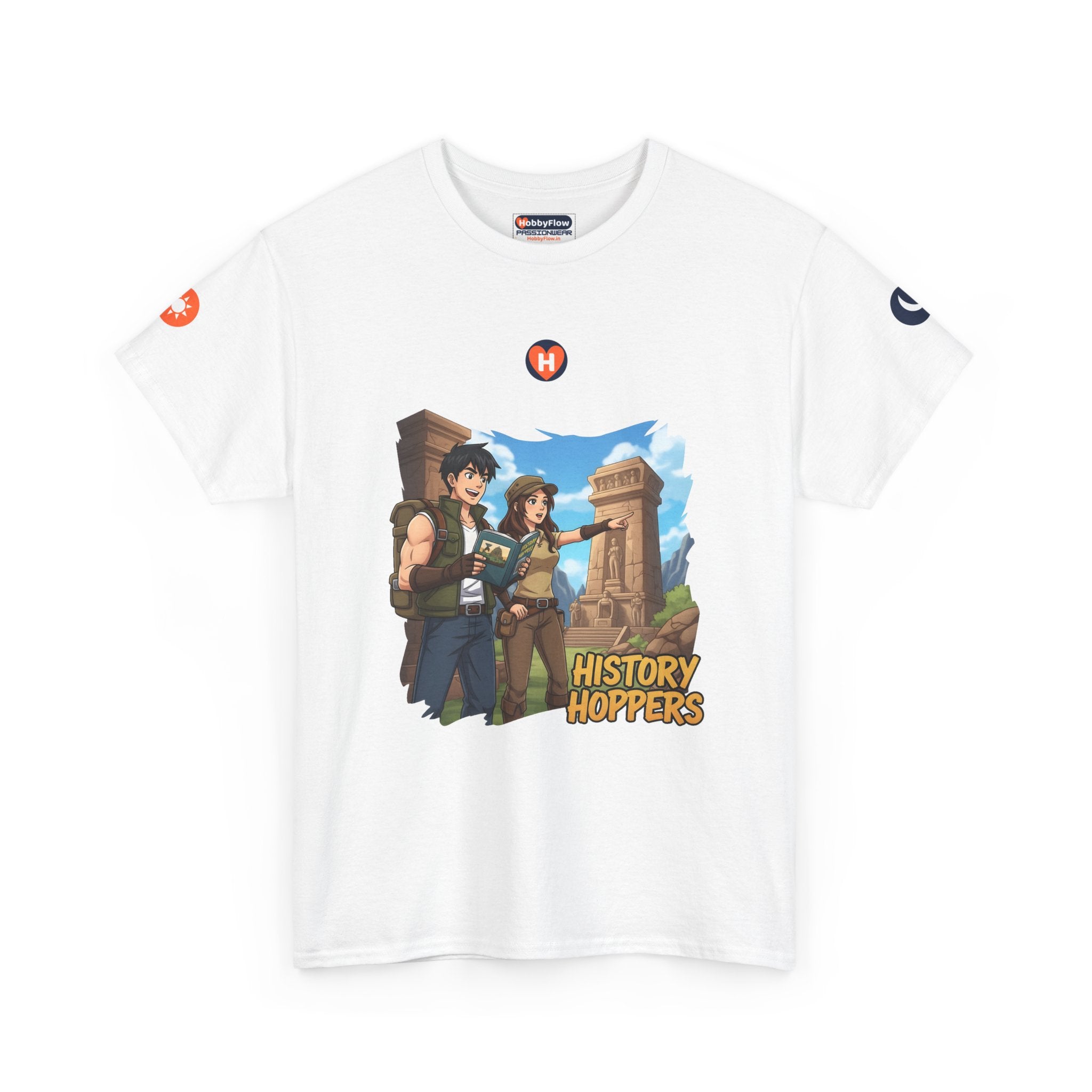 HobbyFlow #317 Visiting history sites Tee - Essential Intellectual & Educational Wear: Time's Footprints, Forever Felt.