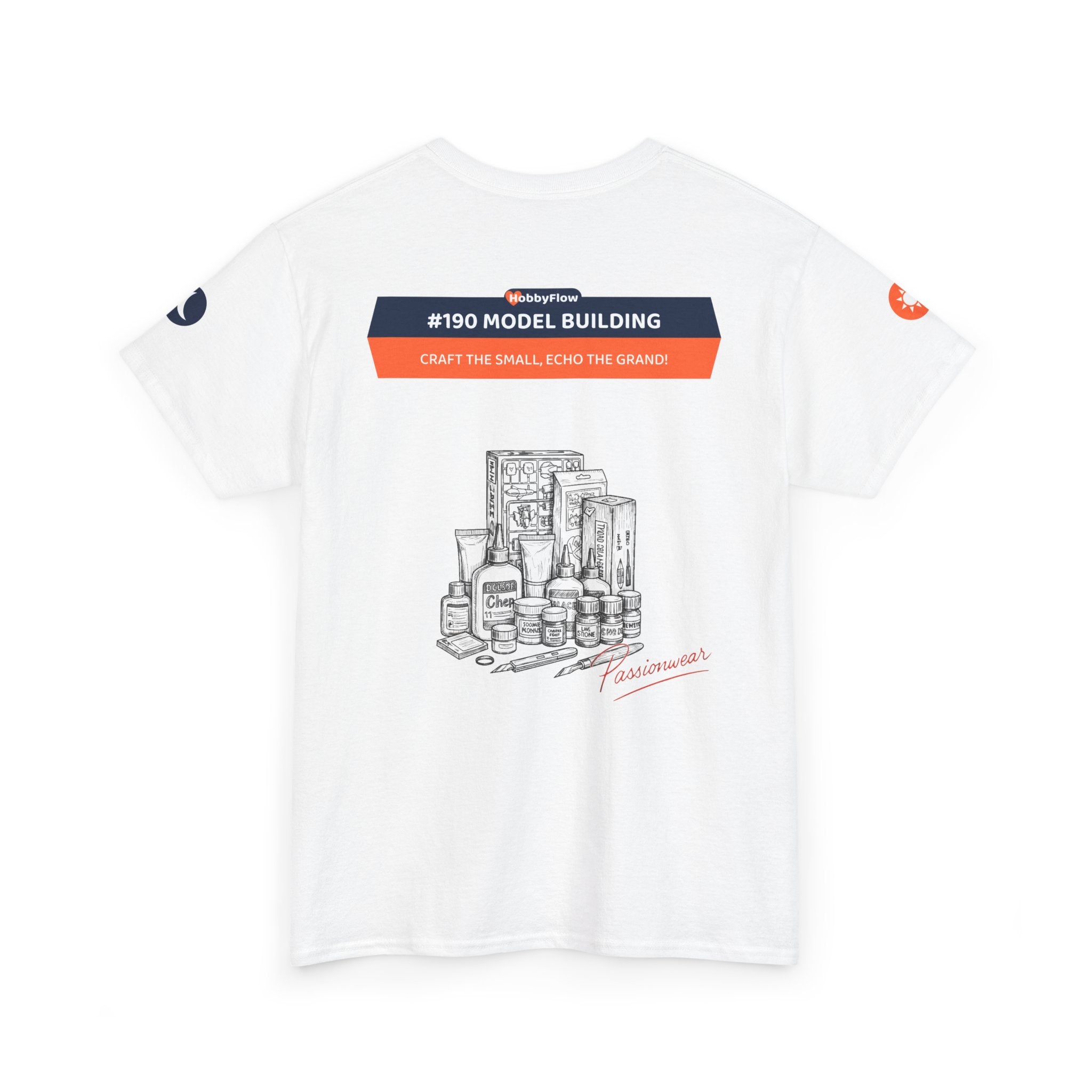 HobbyFlow #190 Model building Tee - Essential Games & Collecting Wear: Craft the Small, Echo the Grand!