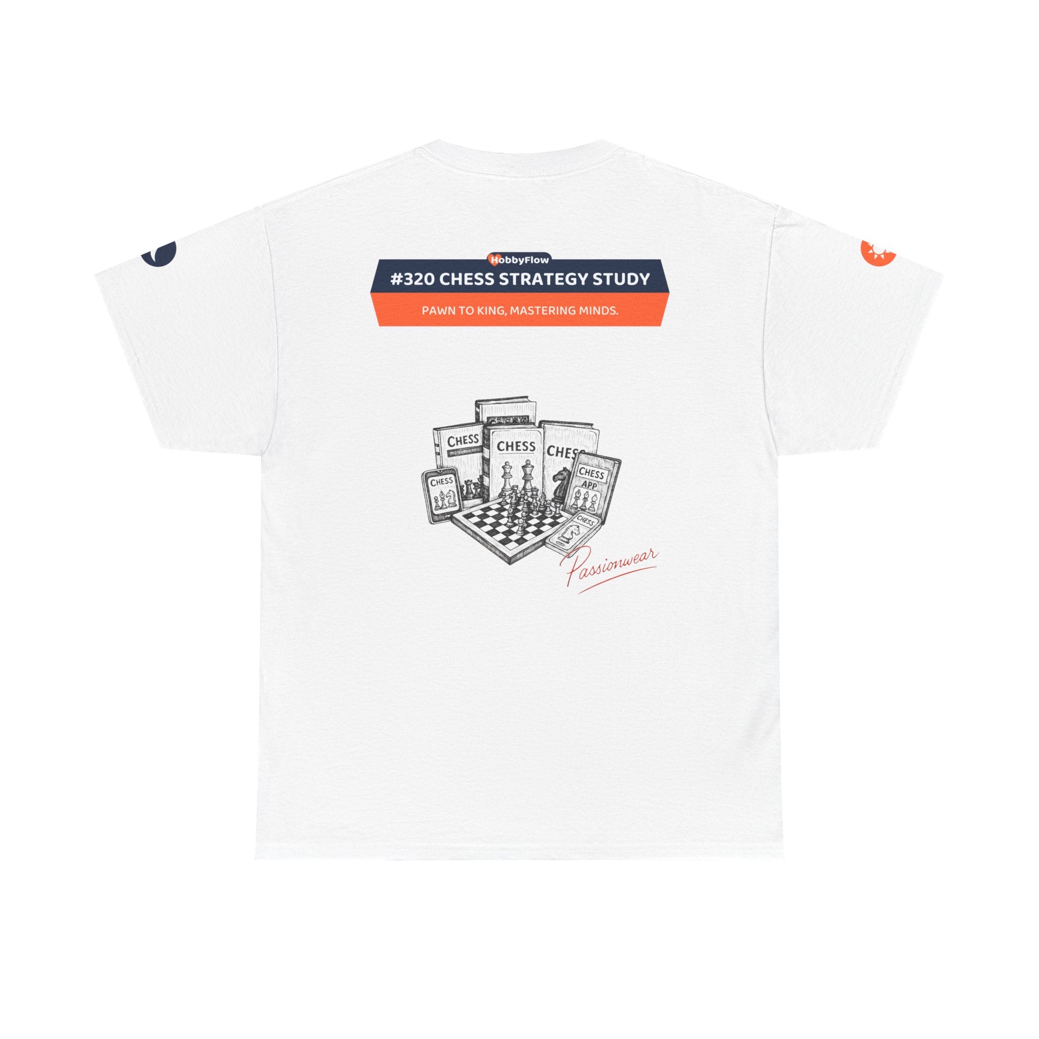 HobbyFlow #320 Chess strategy study Tee - Essential Intellectual & Educational Wear: Pawn to King, Mastering Minds.
